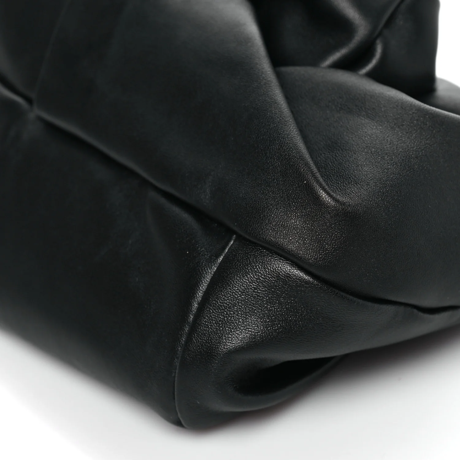Lambskin Rose Clutch Black - Top Club