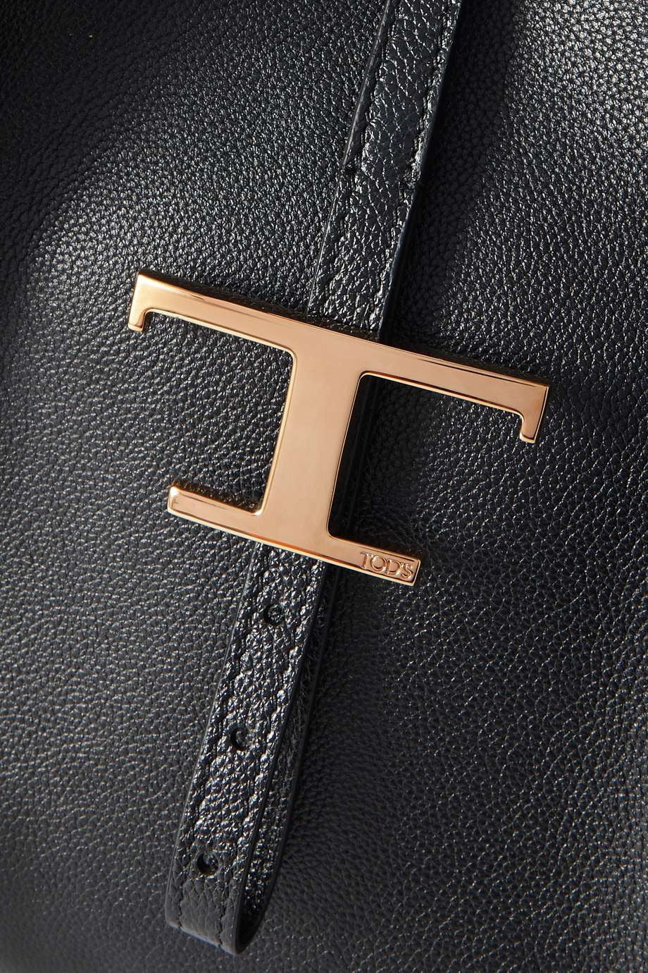 TOD'S T Timeless medium leather shoulder bag - Top Club
