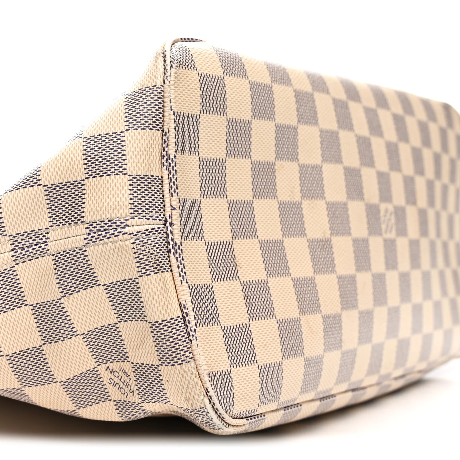 Damier Azur Braided Neverfull MM Orange - Top Club