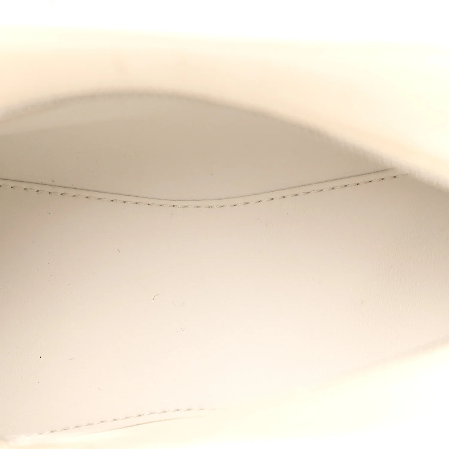 Semi Shiny Calfskin Crocodile Embossed Neo Classic Silver Hardware Mini City White - Top Club