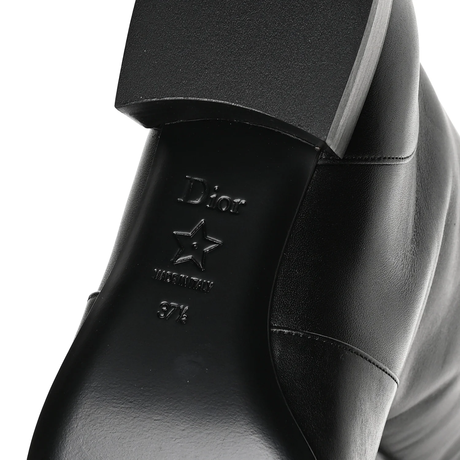 Calfskin D-Town Boots 37.5 Black - Top Club