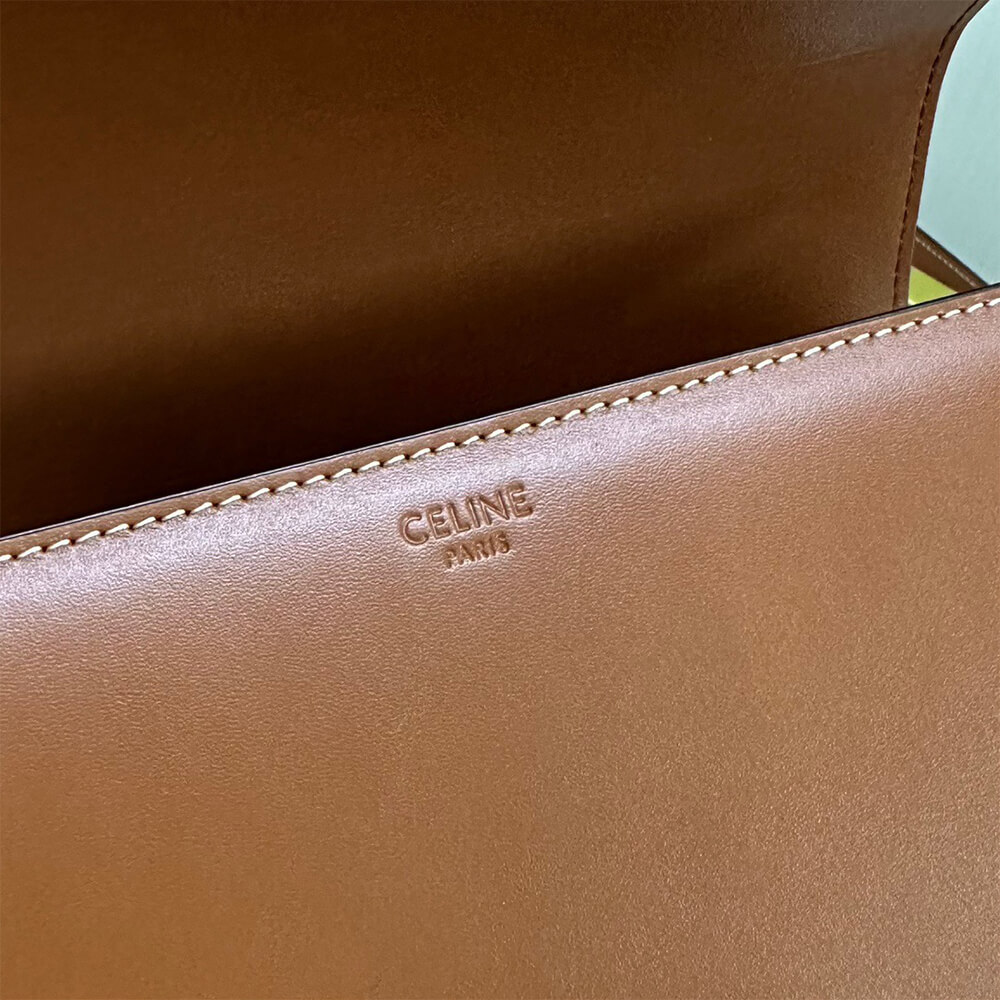 CELINE CLASSIQUE TRIOMPHE BAG in shiny calfskin(HIGH-END GRADE) - Top Club