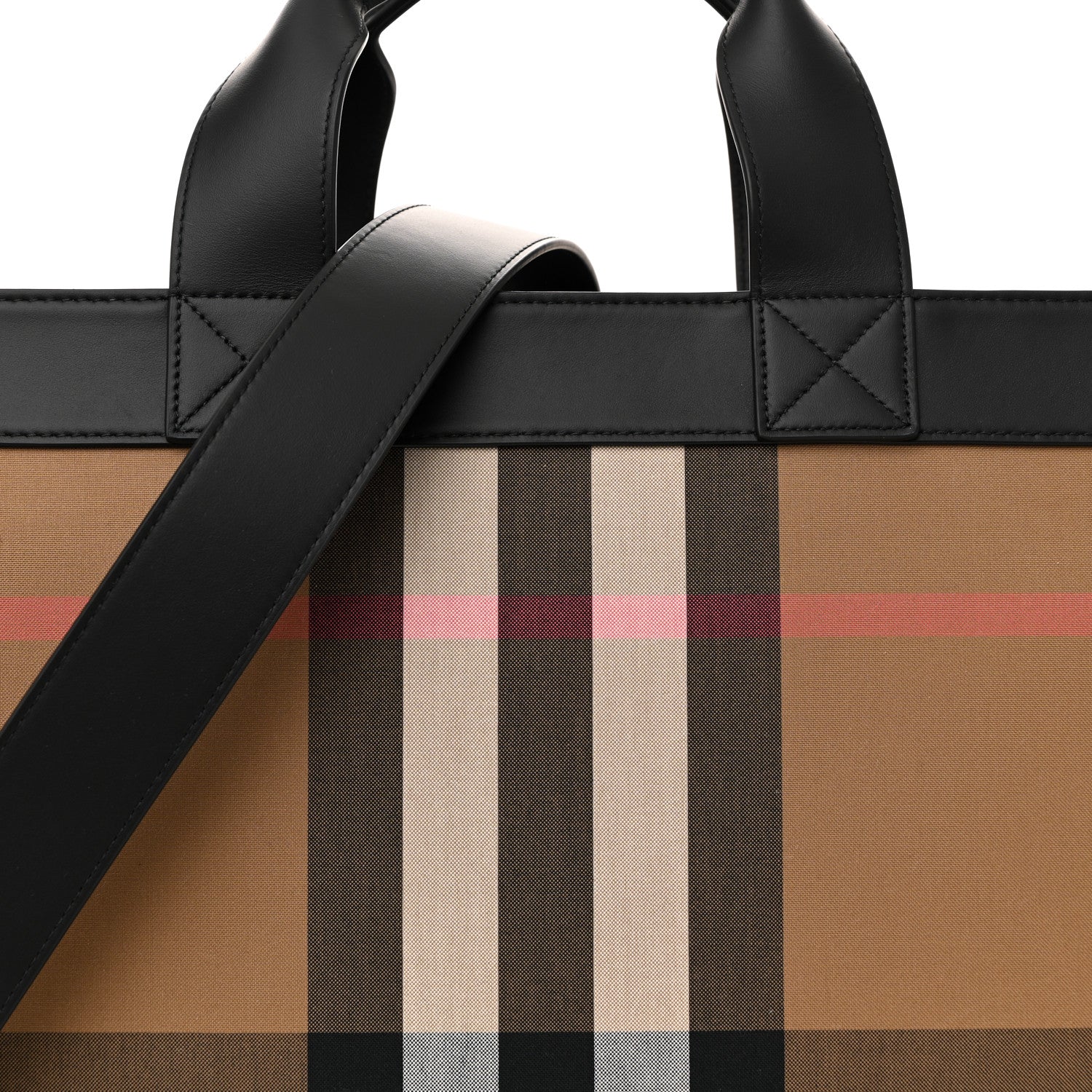 IP Check Nylon Calfskin Ormond Tote Bag Taupe Brown - Top Club