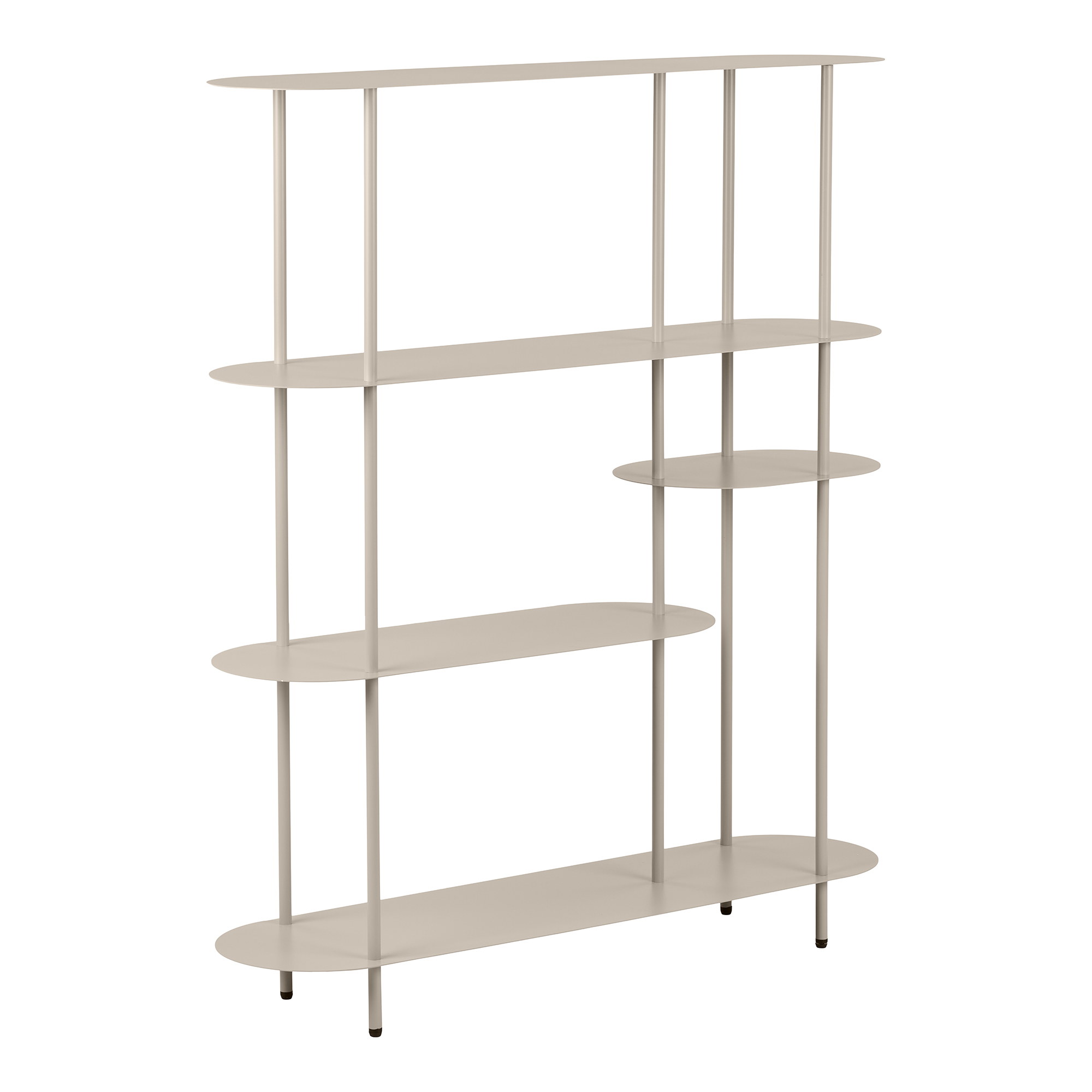 House Nordic Wandkast Rieti 5 shelves a sym.