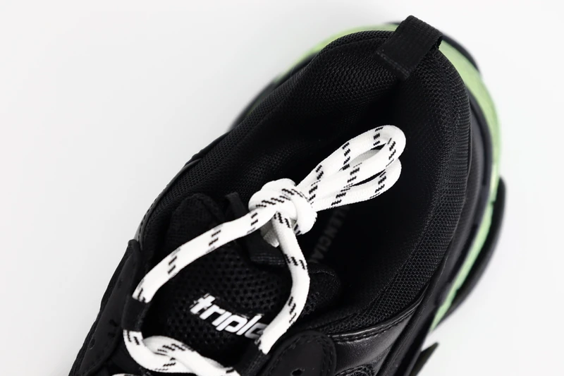 BALENCIAGA TRIPLE S TRAINER BLACK GREEN REPLICA - Sneaker Replica Workshop