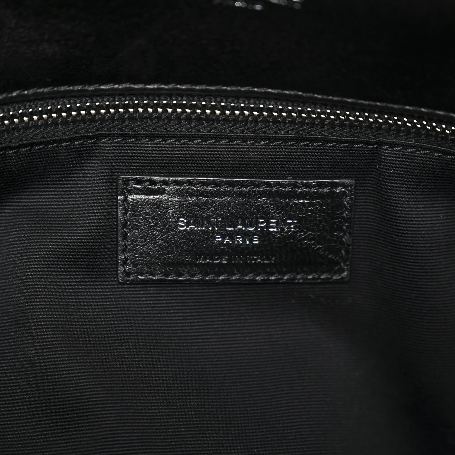 Lambskin Quilted Medium Loulou Puffer Monogram Chain Satchel Black - Top Club