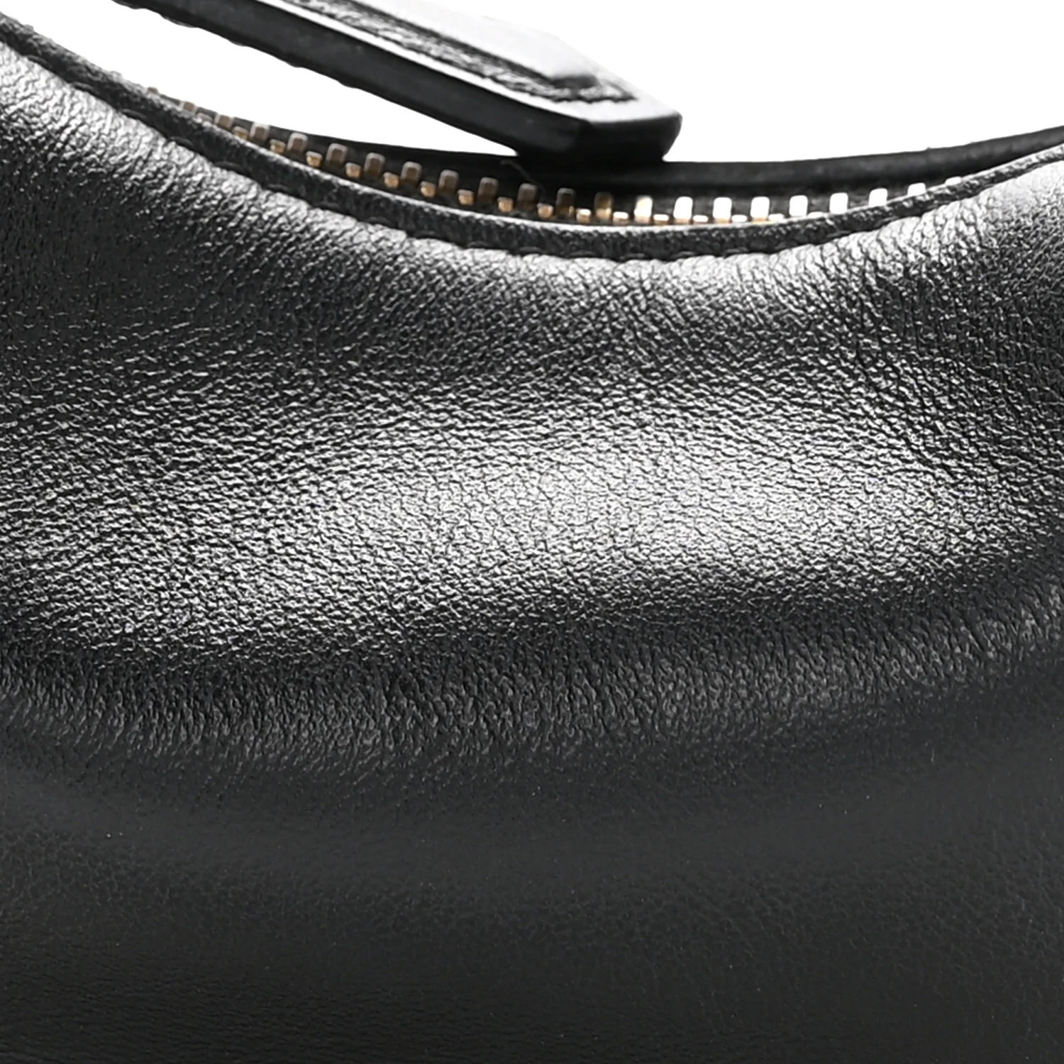 Vitello Grace Matte Nano Fendigraphy Hobo Charm Black - Top Club