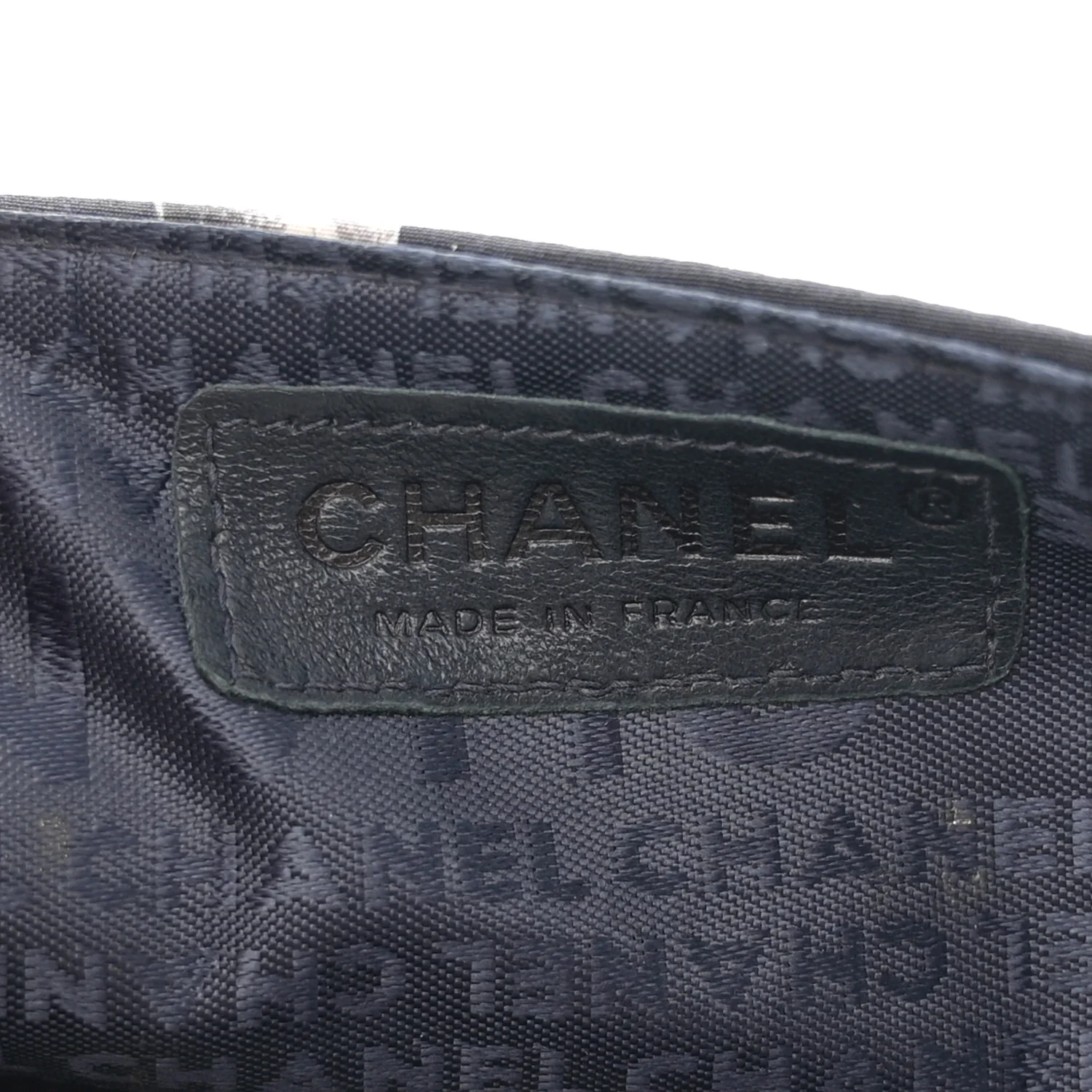 Silk Lambskin Tahiti Timeless Flap Navy White - Top Club