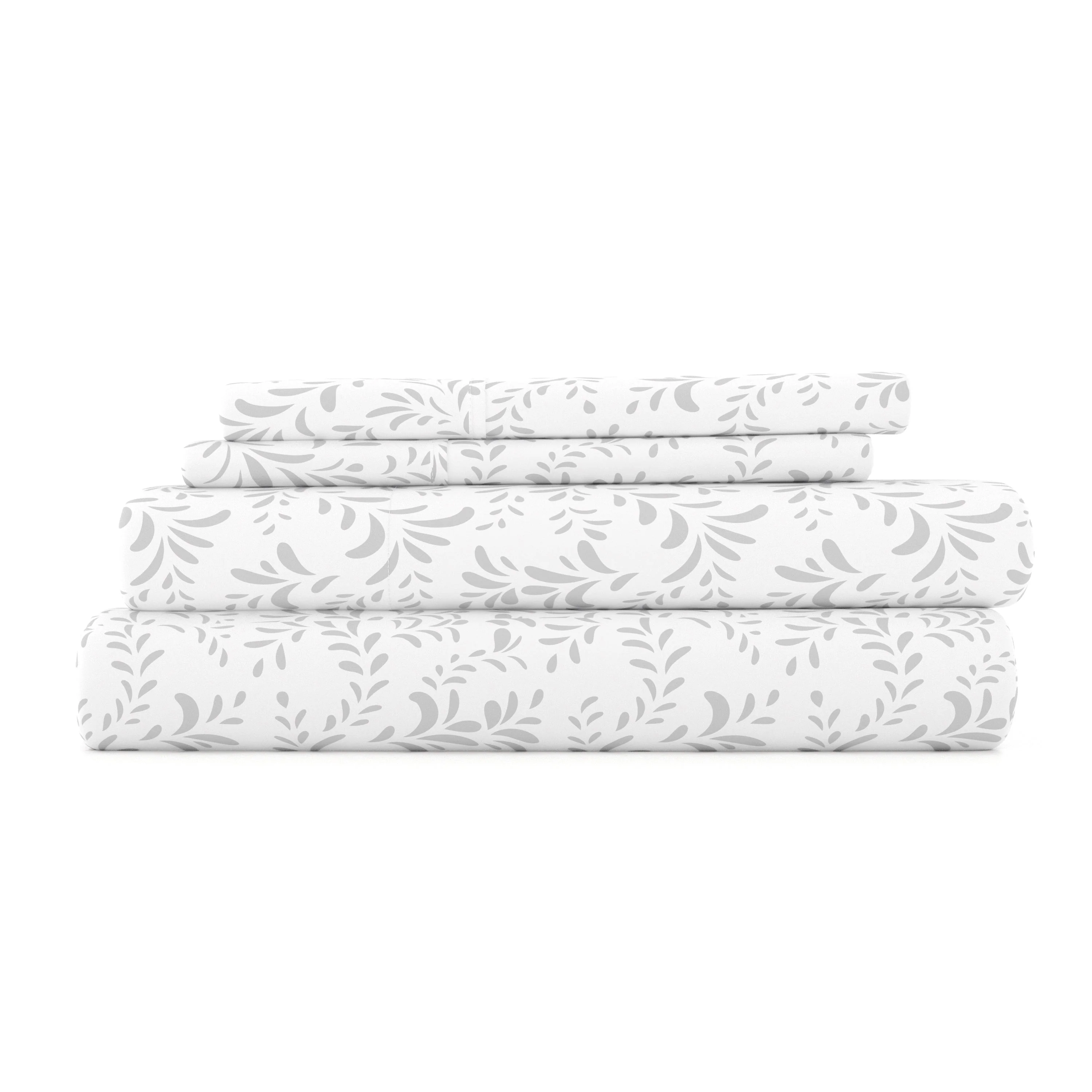 Burst of Vines Pattern 4-Piece Sheet Set (Sale)
