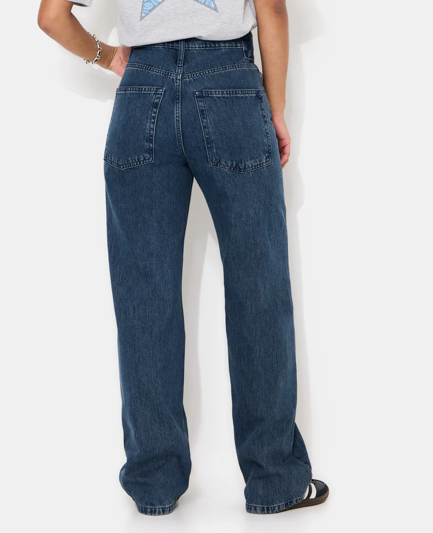 Pimkie Jean straight taille haute avec ceinture