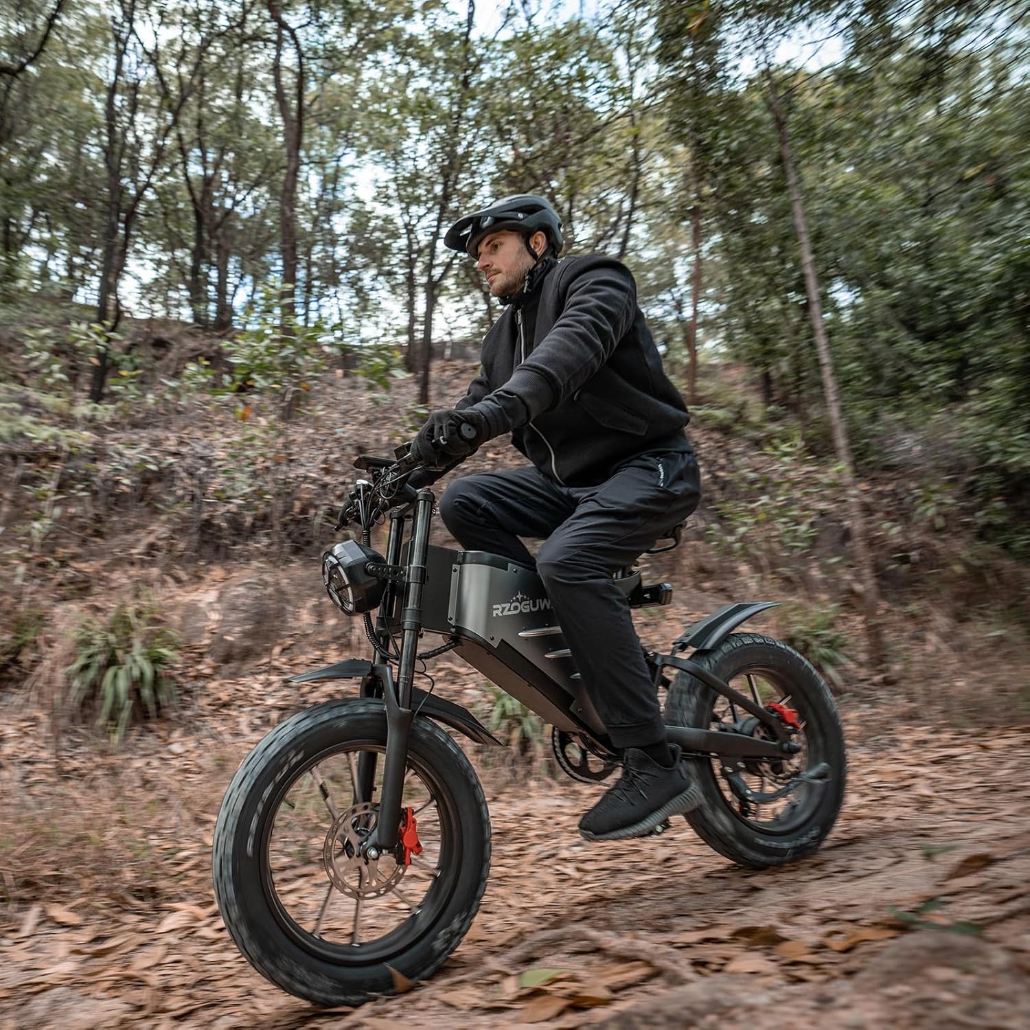 Bicicletta elettrica, EBIKE fuoristrada da 20 pollici per adulti con batteria rimovibile agli ioni di litio 48V 25AH, ruota magnetica forgiata con doppio freno a disco idraulico