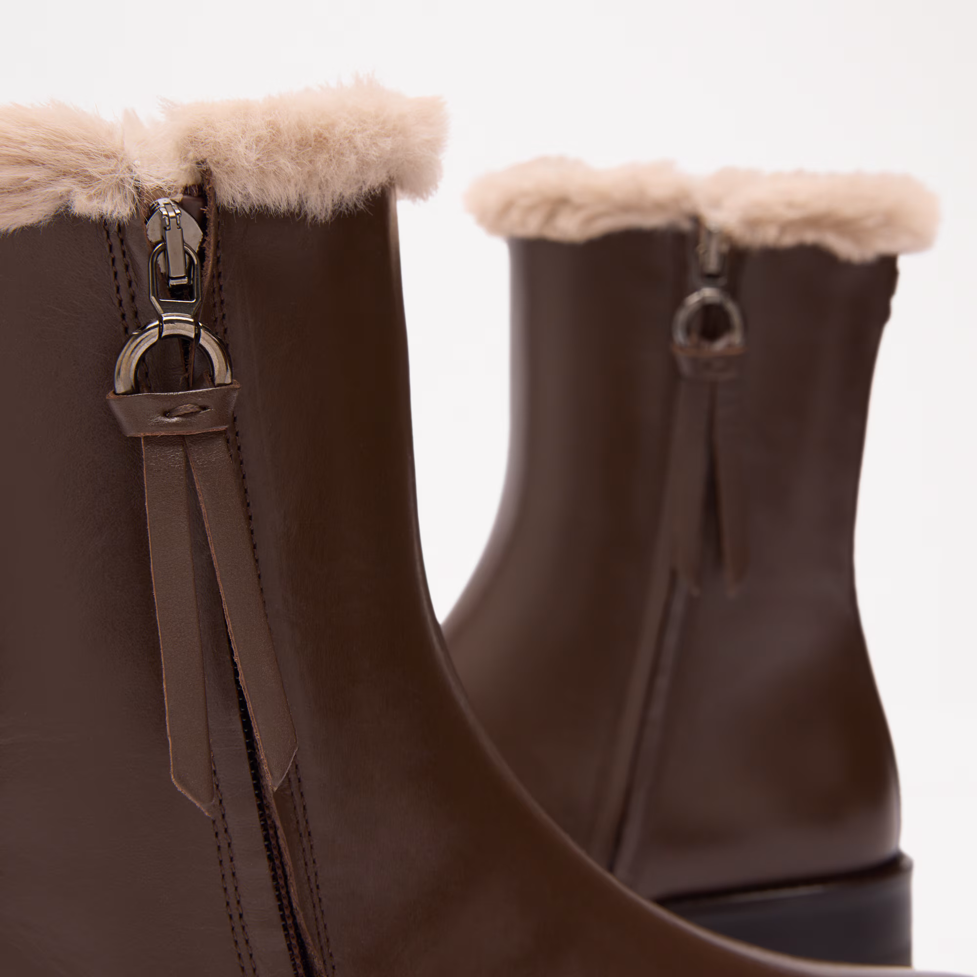 LakeSide Zip Faux Fur Lined Boot
