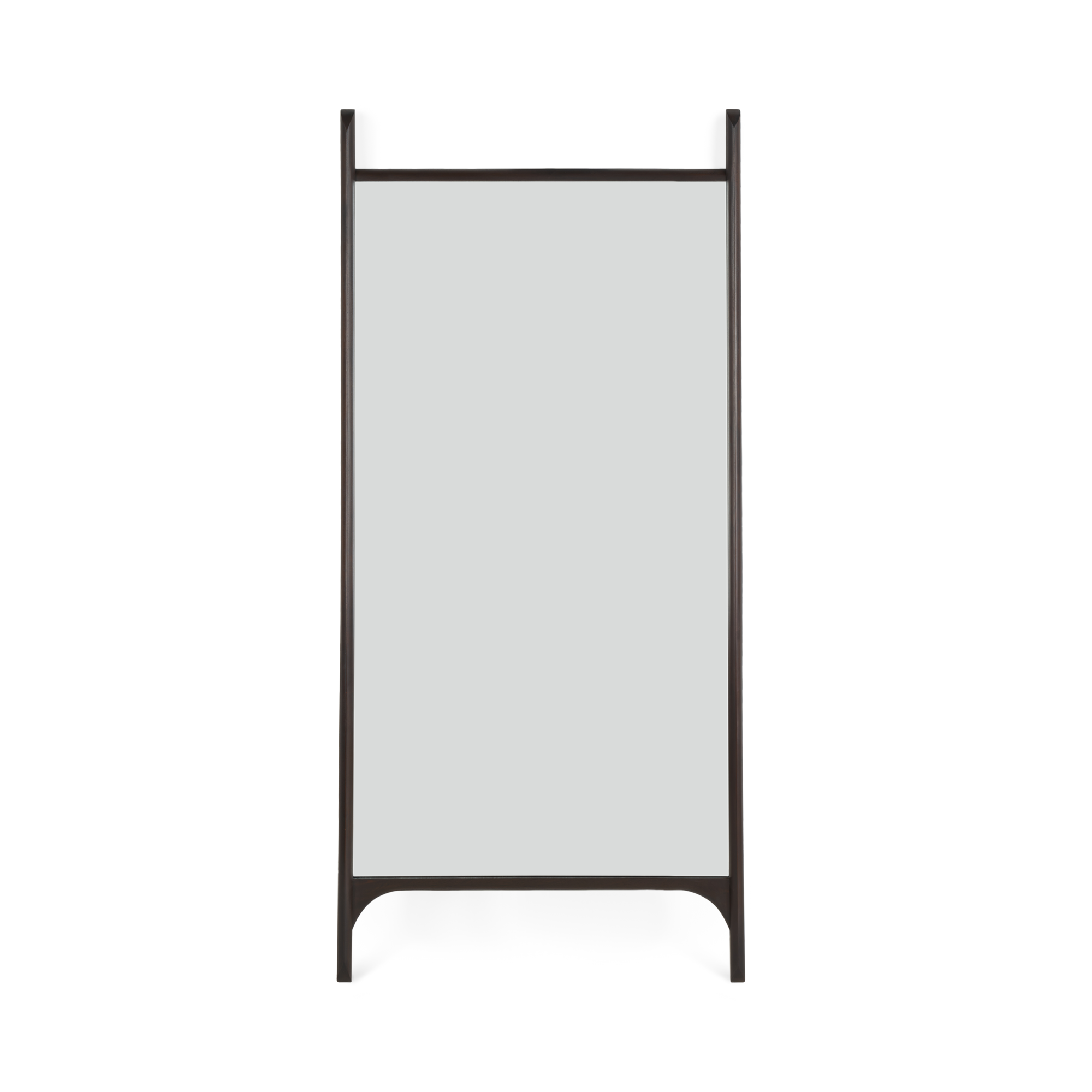 Spiegel staand PI donker mahonie 80x200 cm