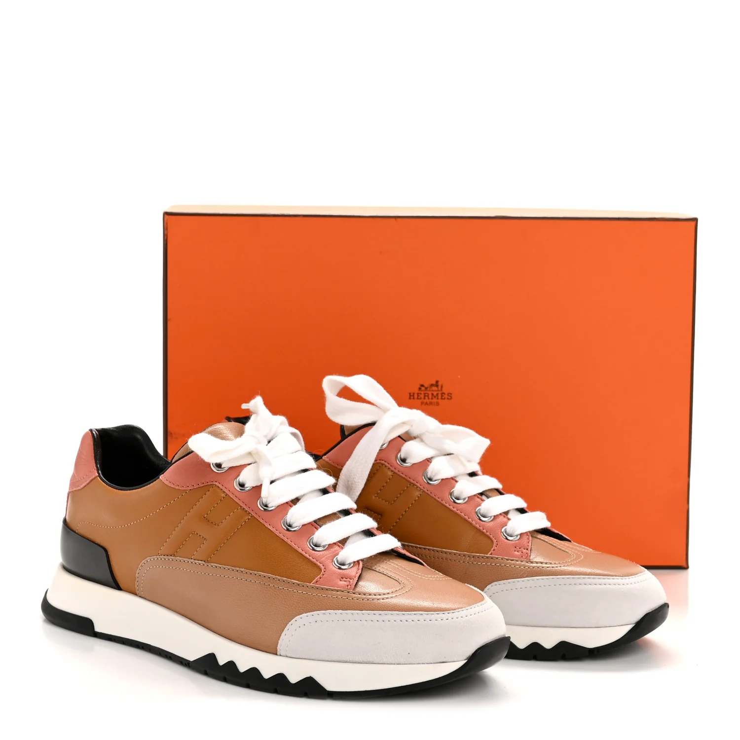 Calfskin Suede Womens Trail Sneakers 37 Multicolor - Top Club