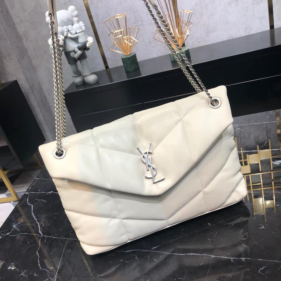 Y PUFFER MEDIUM BAG IN QUILTED LAMBSKIN - Top Club