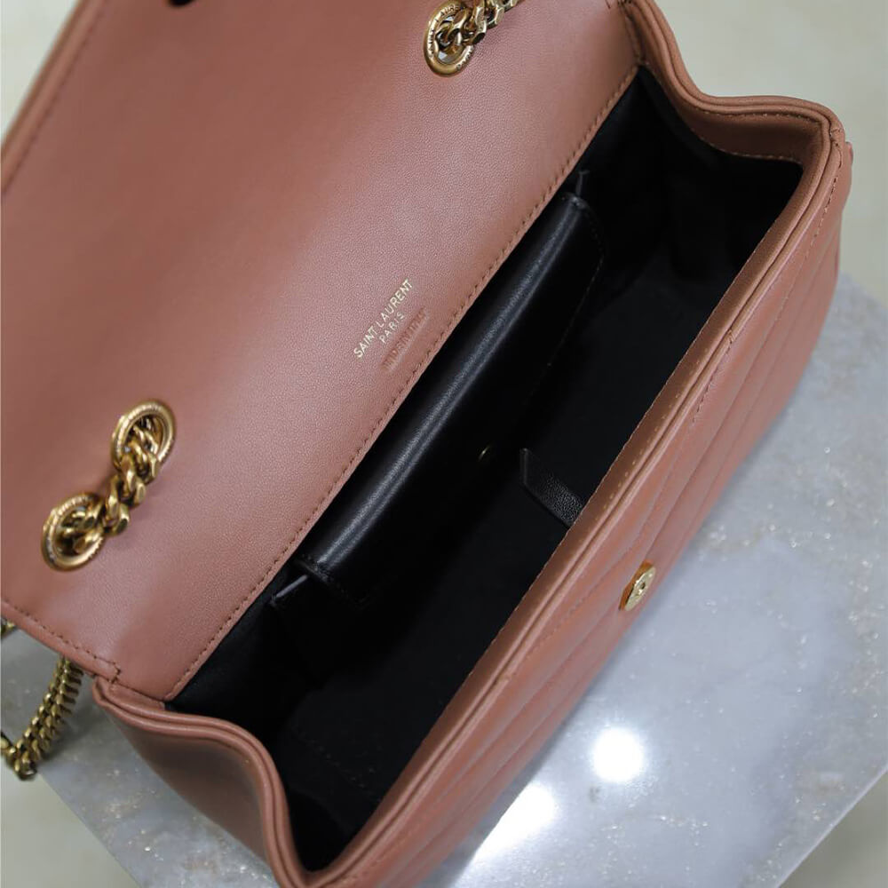 YSL LOULOU small in MATELASSE lambskin - Top Club