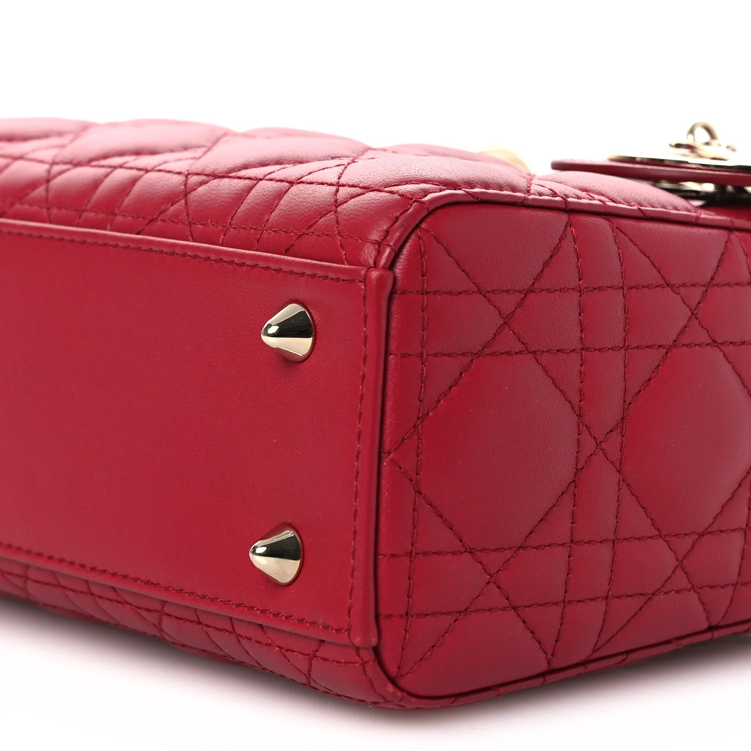 Lambskin Cannage Small My ABCDior Lady Dior Red - Top Club