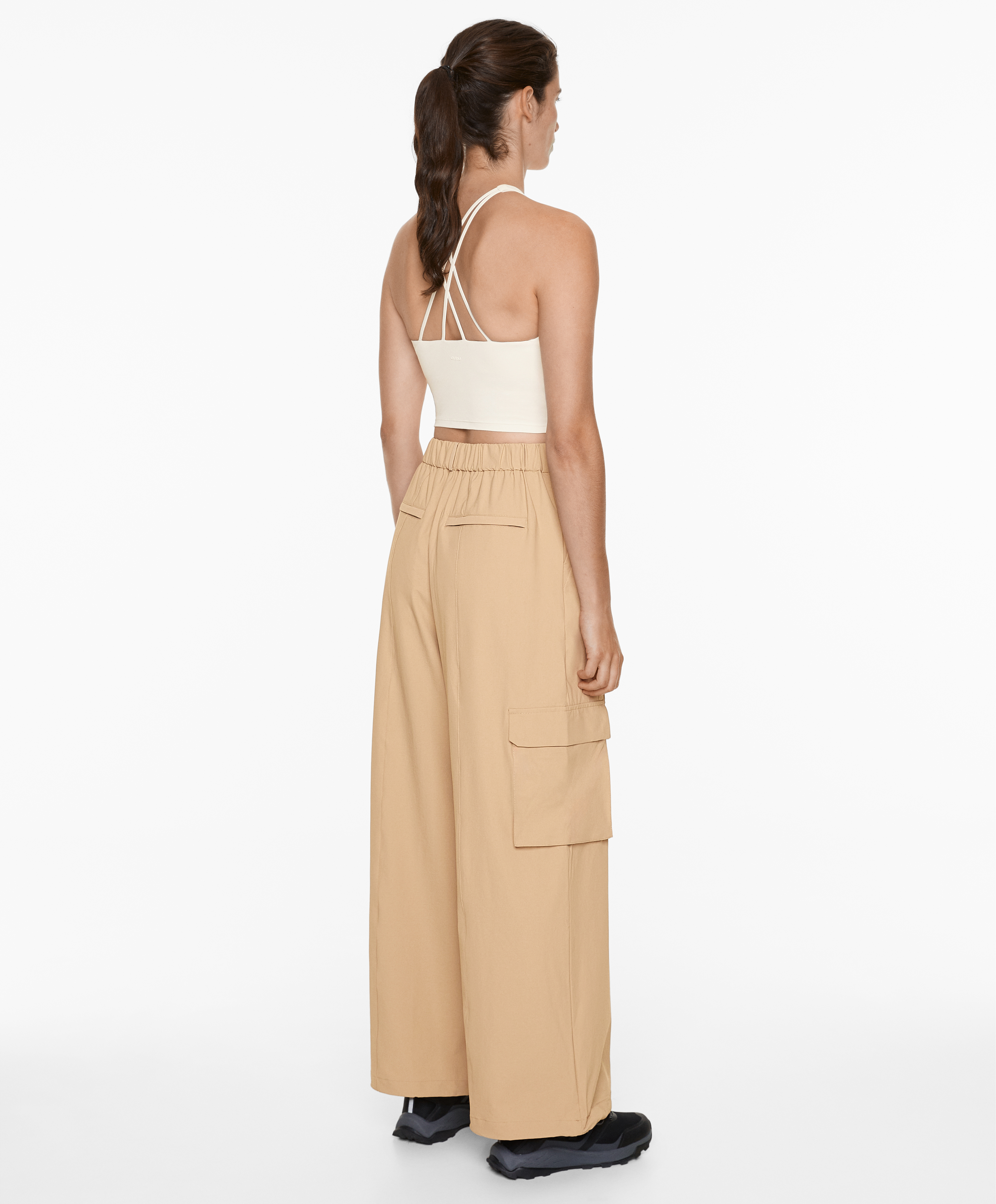 OYSHO Wide-leg cargo trousers