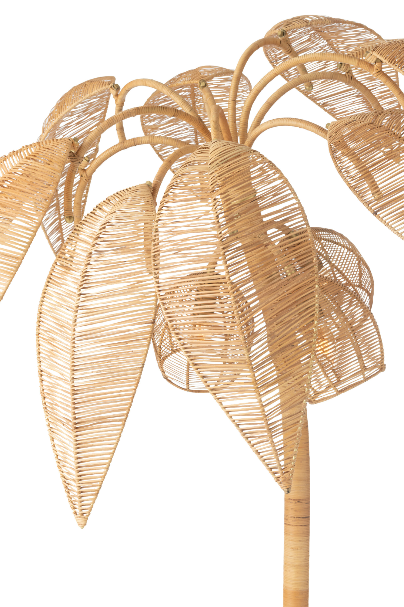 Vloerlamp Palmboom naturel Small