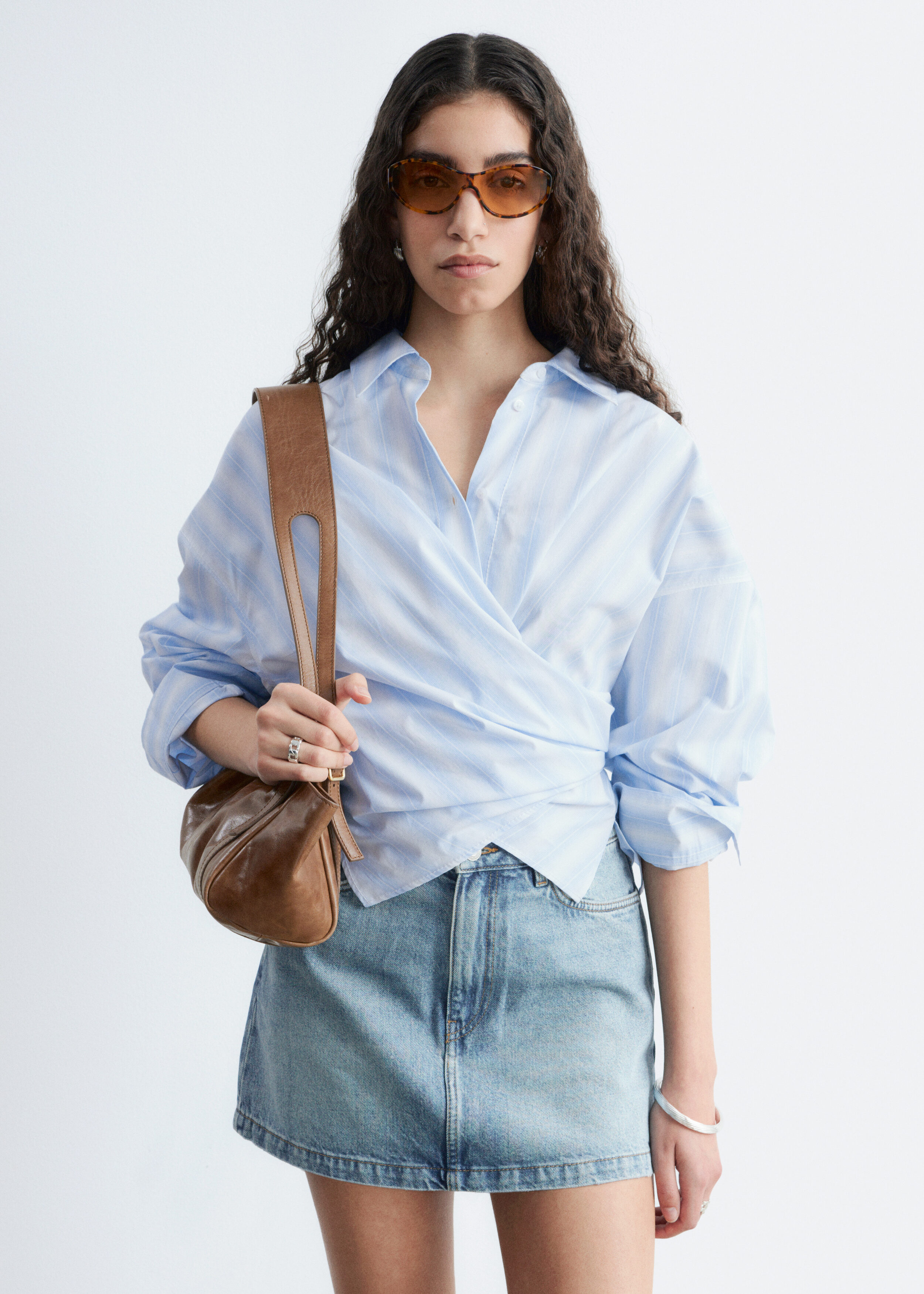 & Other Stories DENIM MINI SKIRT