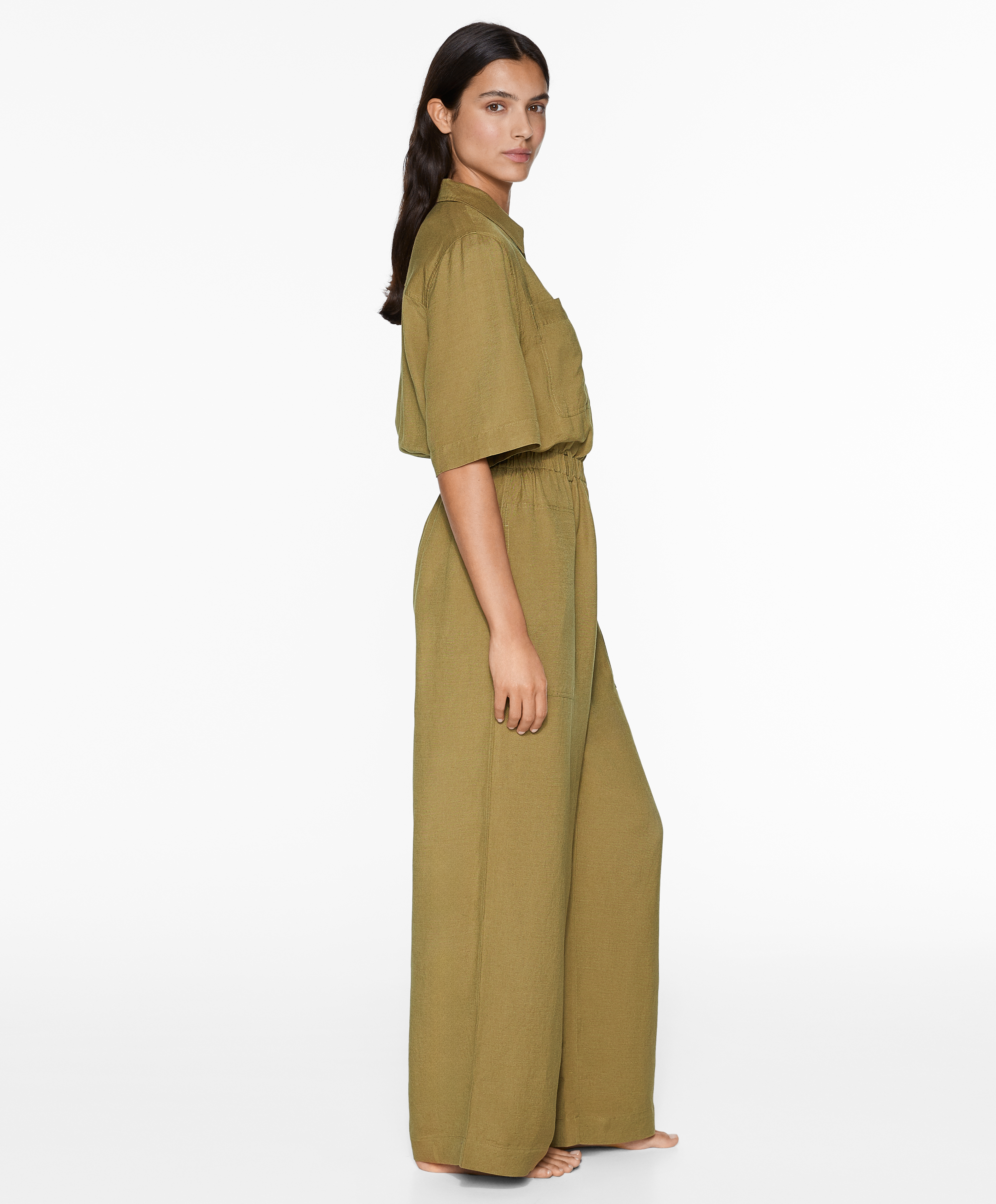 OYSHO Linen blend jumpsuit