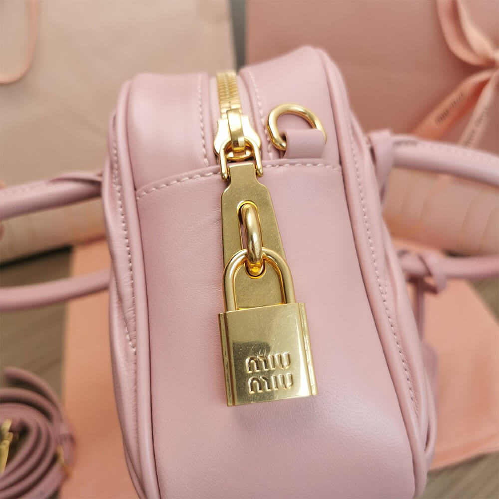 Matelasse nappa leather top-handle bag - Top Club
