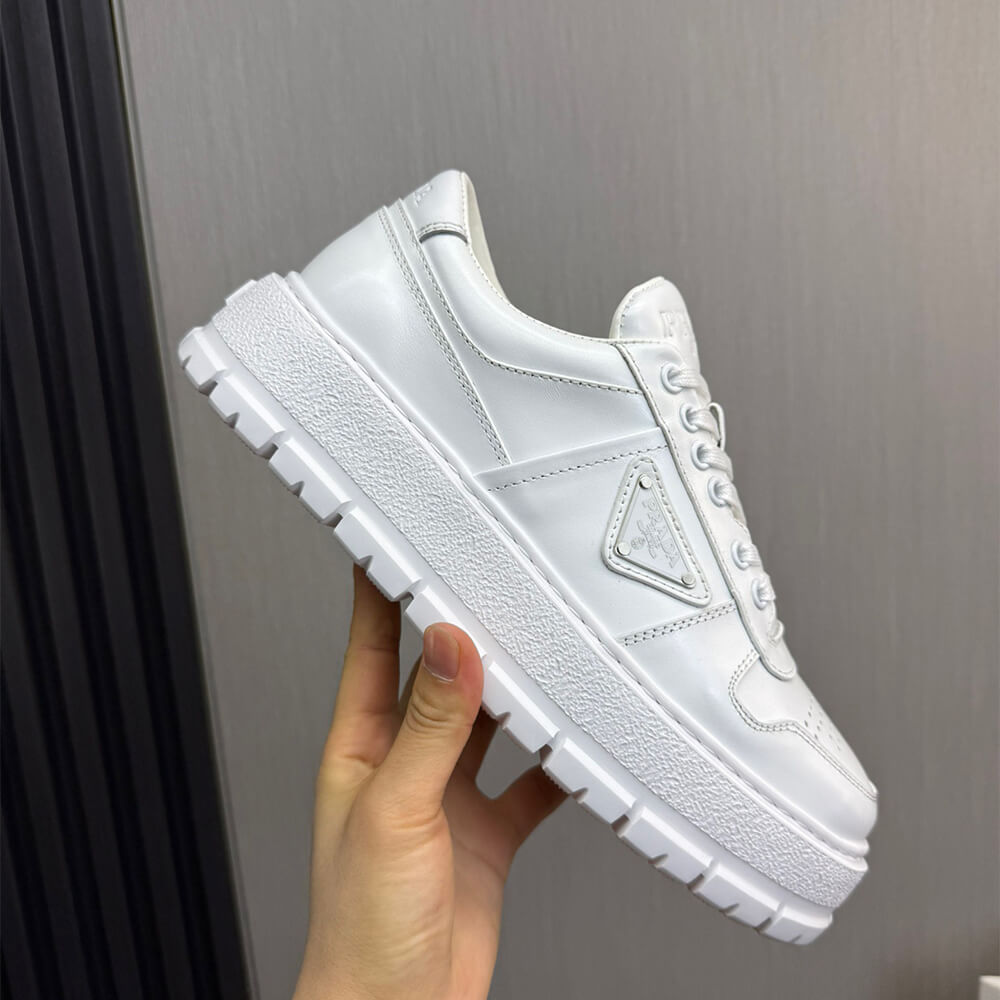 Prada Leather Sneakers - Top Club