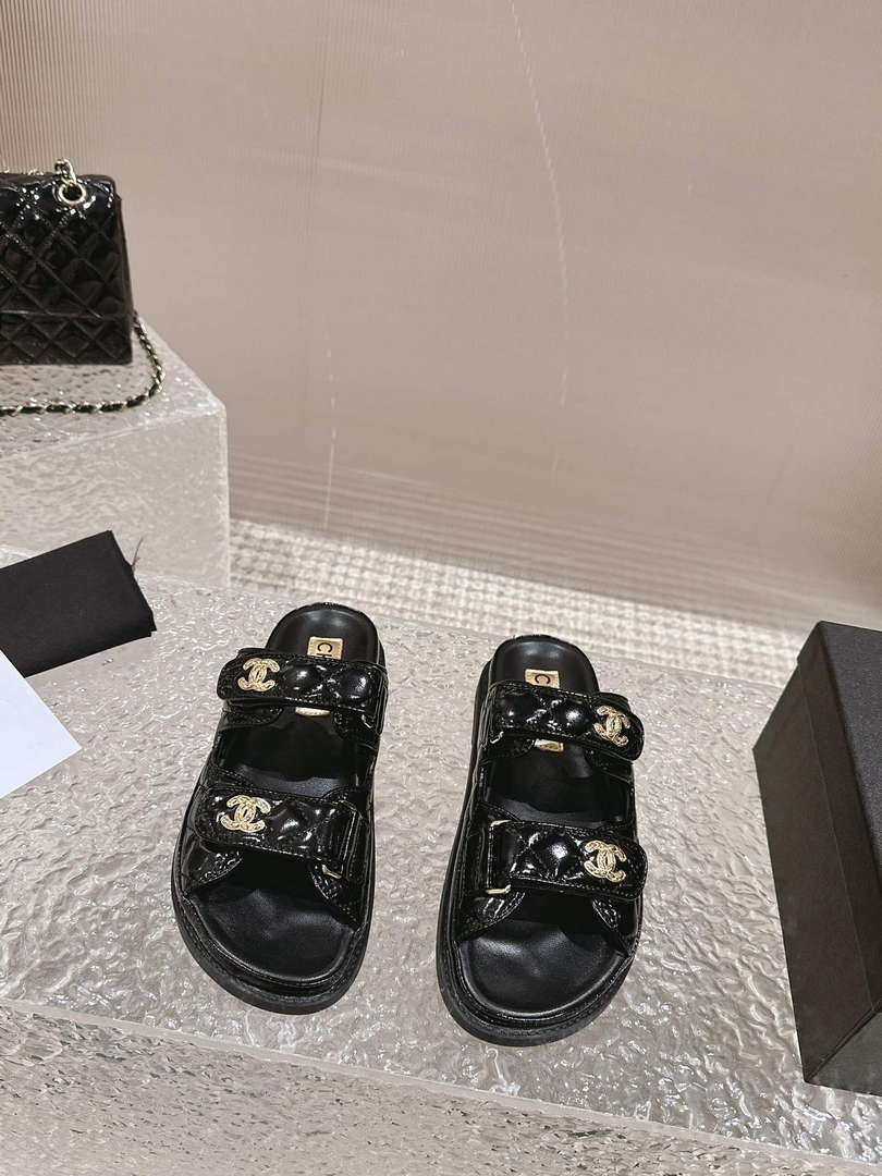 Chanel Women's Velcro sandals Fashion Shoes C93240 - Sneaker Replica Workshop