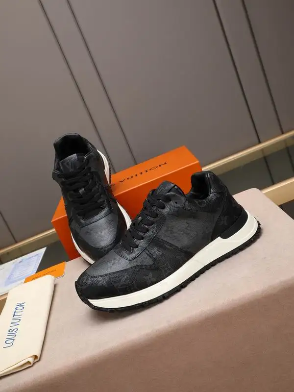 Louis Vuitton Men's Brown And White Monogram Sneakers With Classic Design - Sneaker Replica Workshop