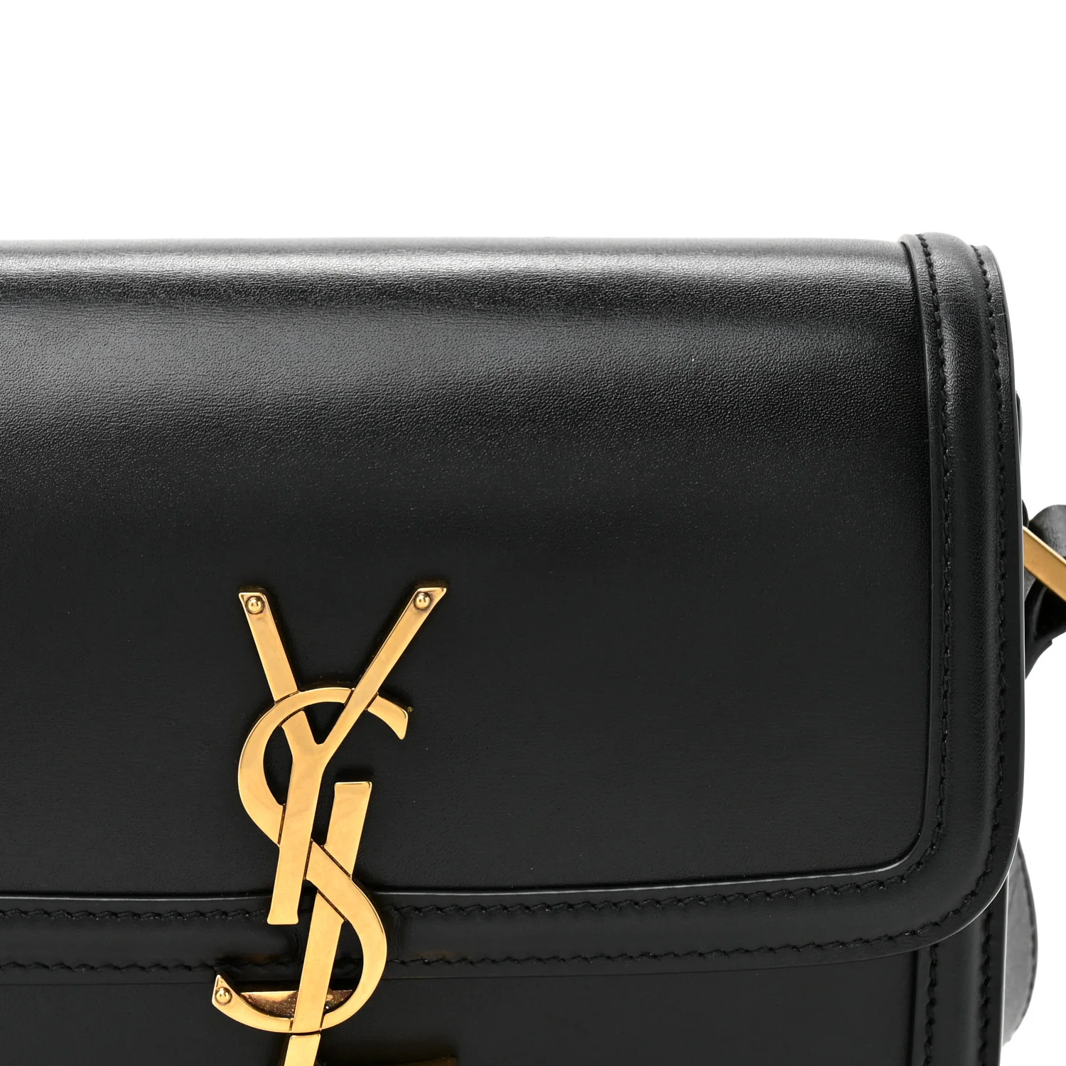 Smooth Calfskin Small Solferino Satchel Black - Top Club