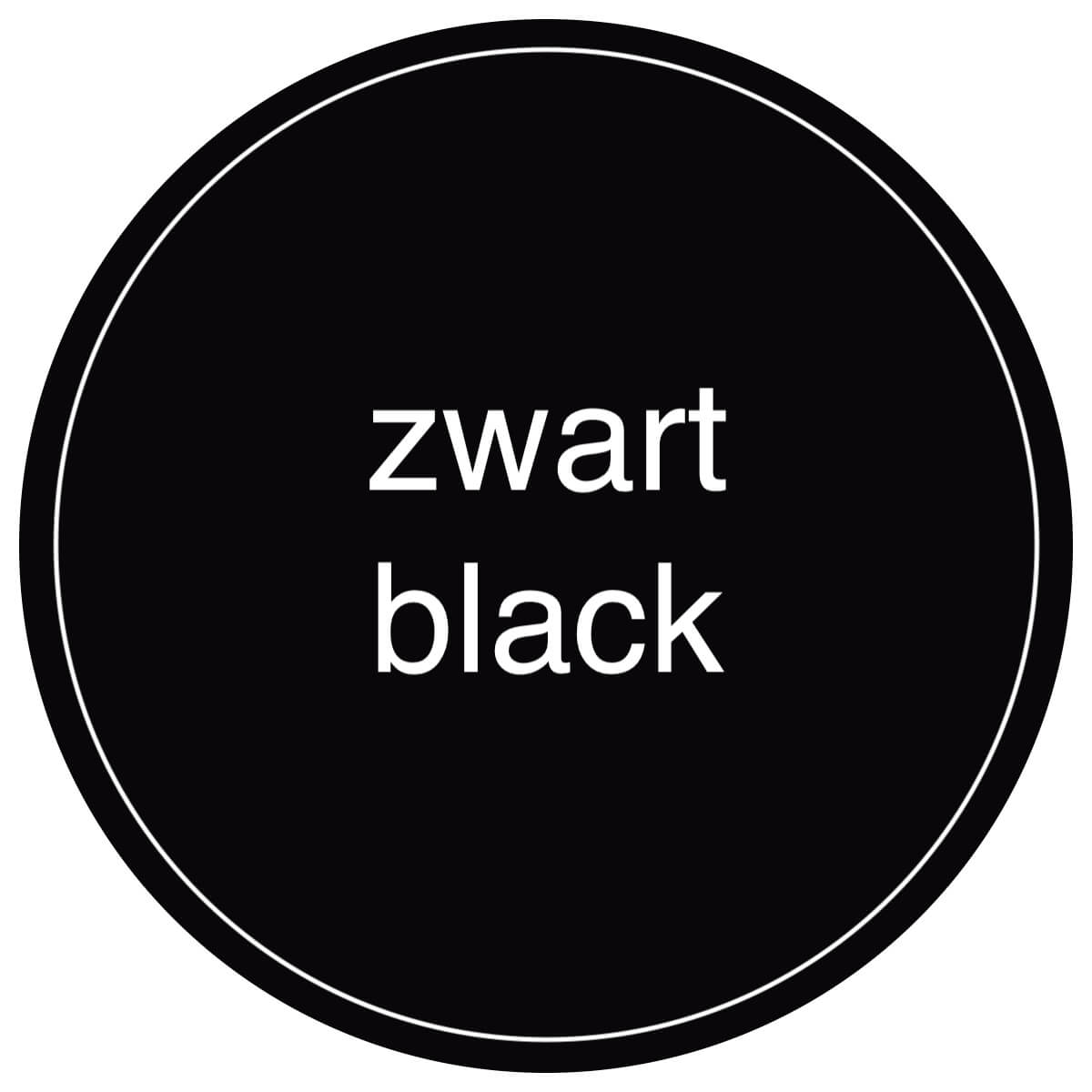 ZWART - XL Ovaal magneetbord