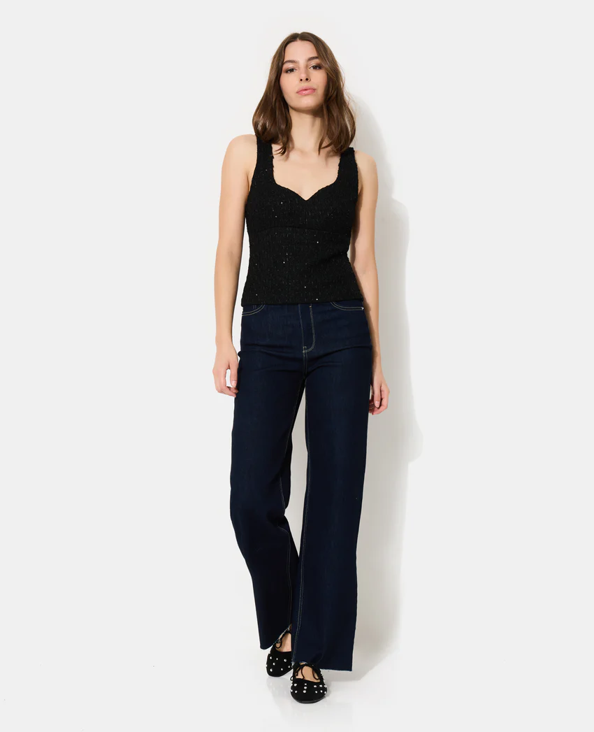 Pimkie Top en tweed avec sequins