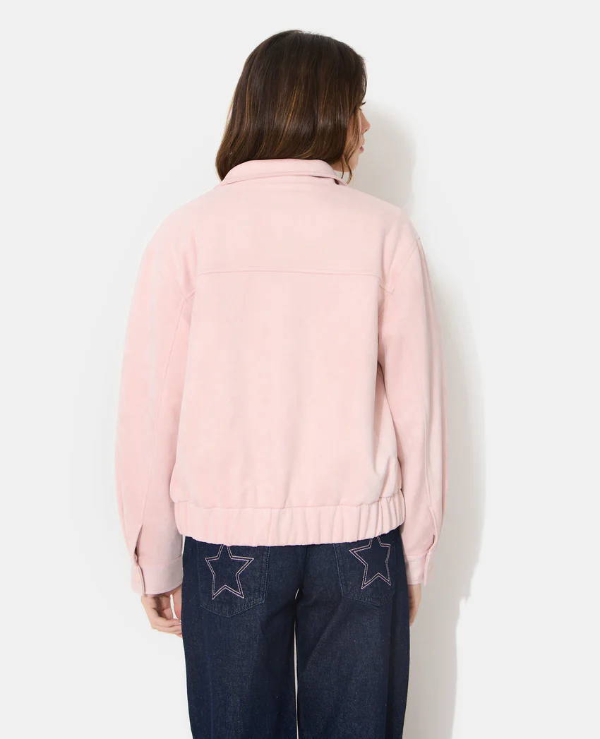Pimkie Veste en suédine col montant
