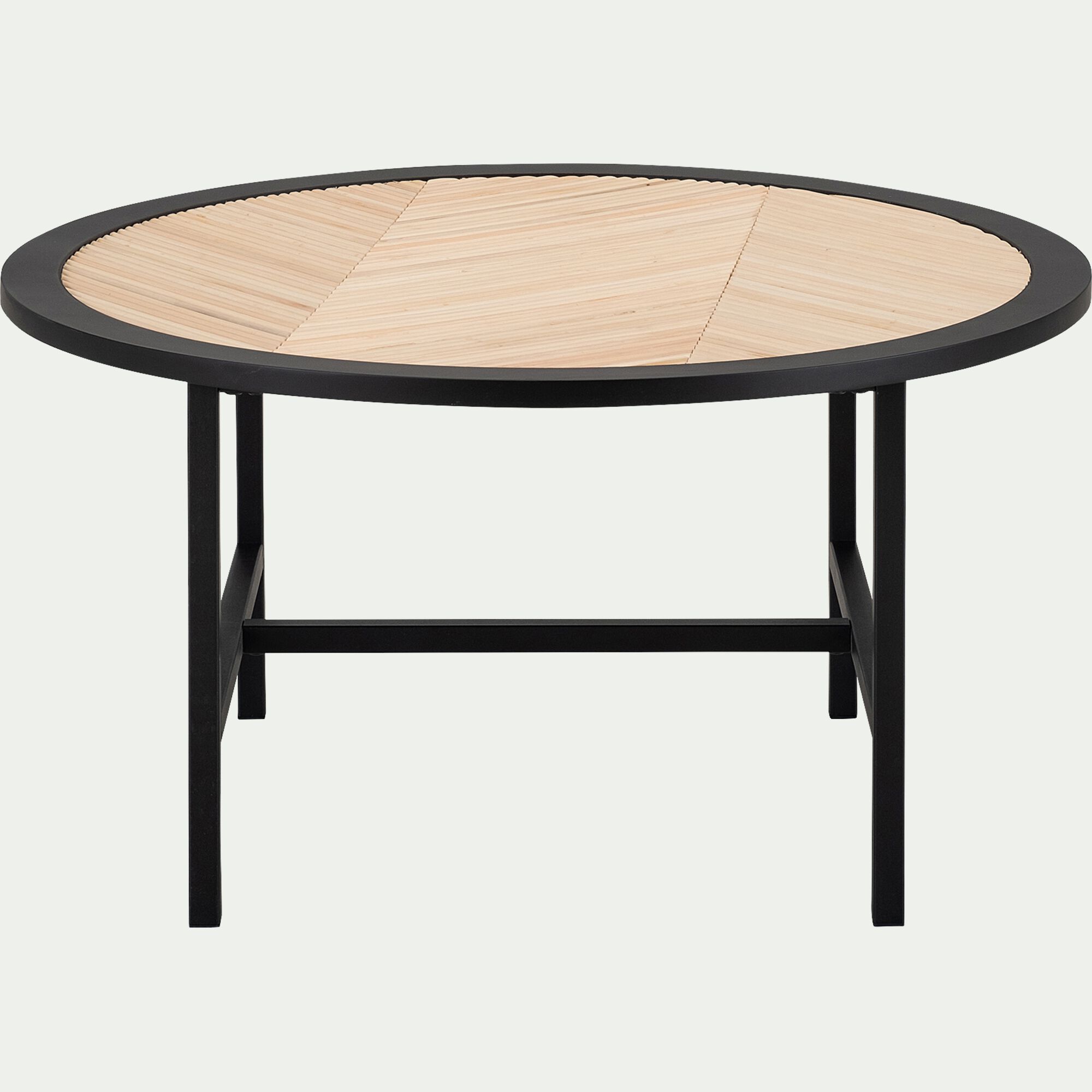 TANU - Table basse en bois - noir