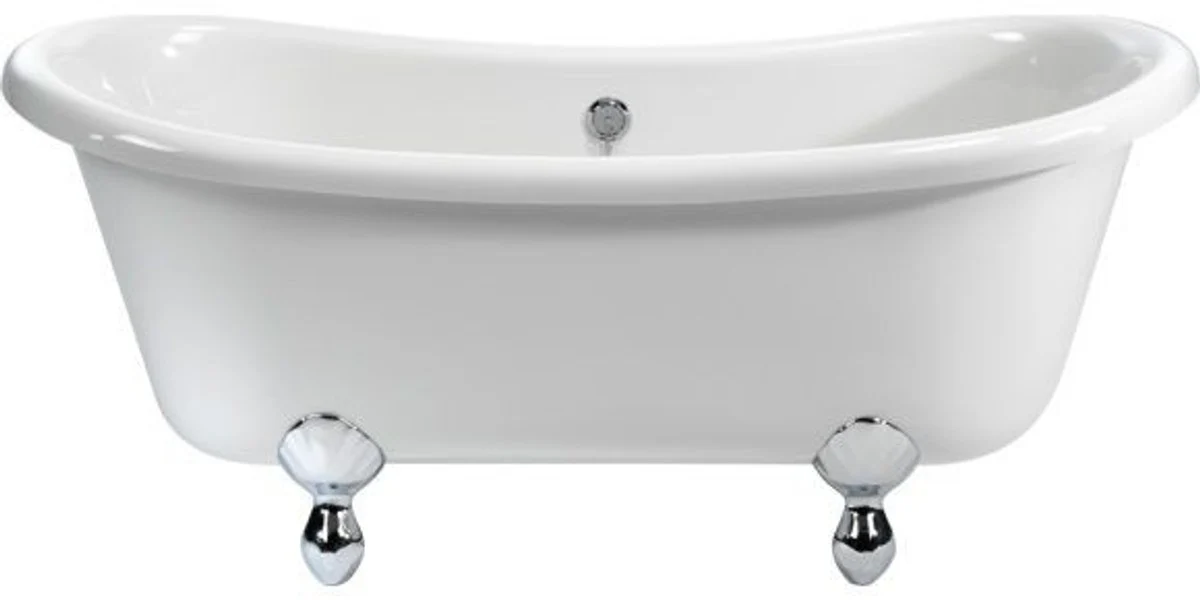 Art Nouveau freestanding bathtub 1640mm BBat White - Freestanding retro antique bathtub
