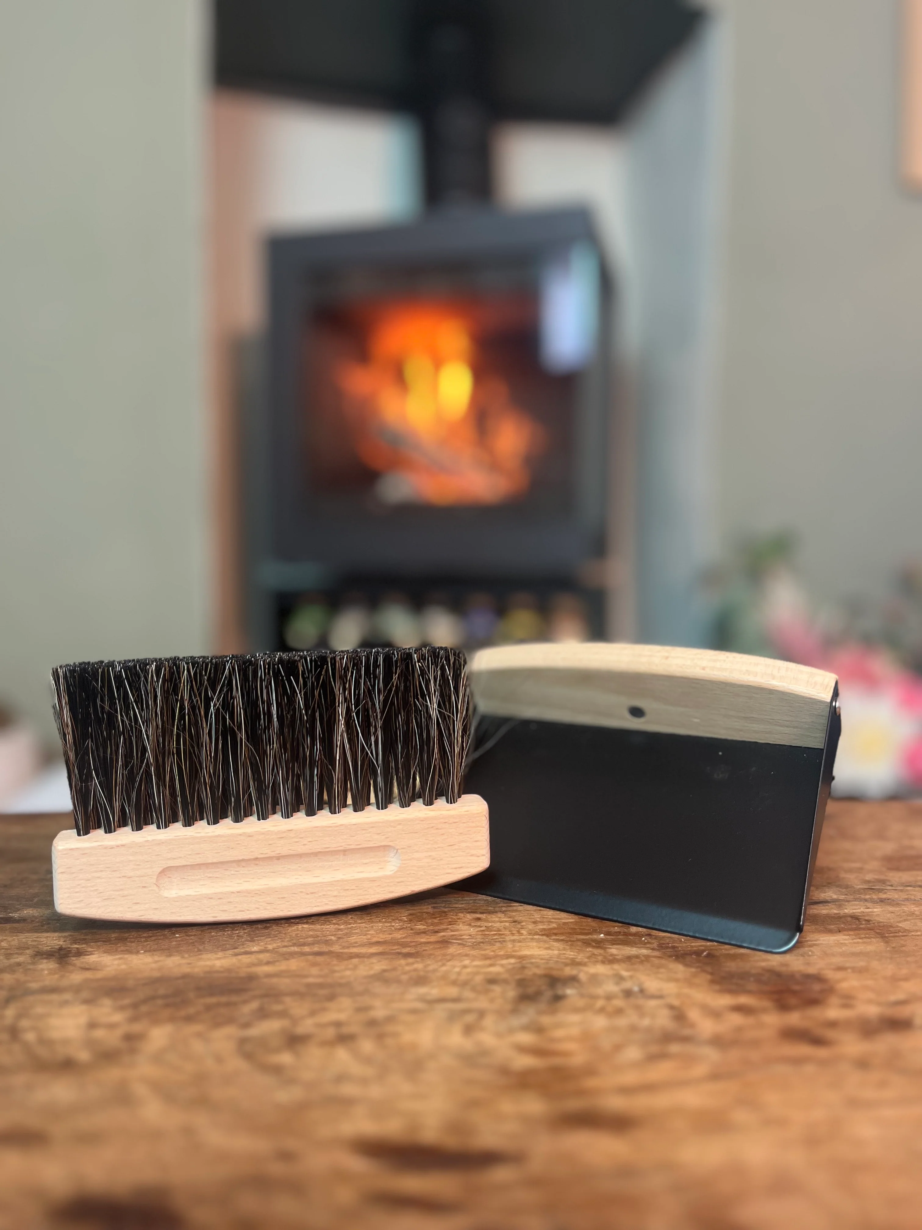 The Tortoise Ash Brush and Pan