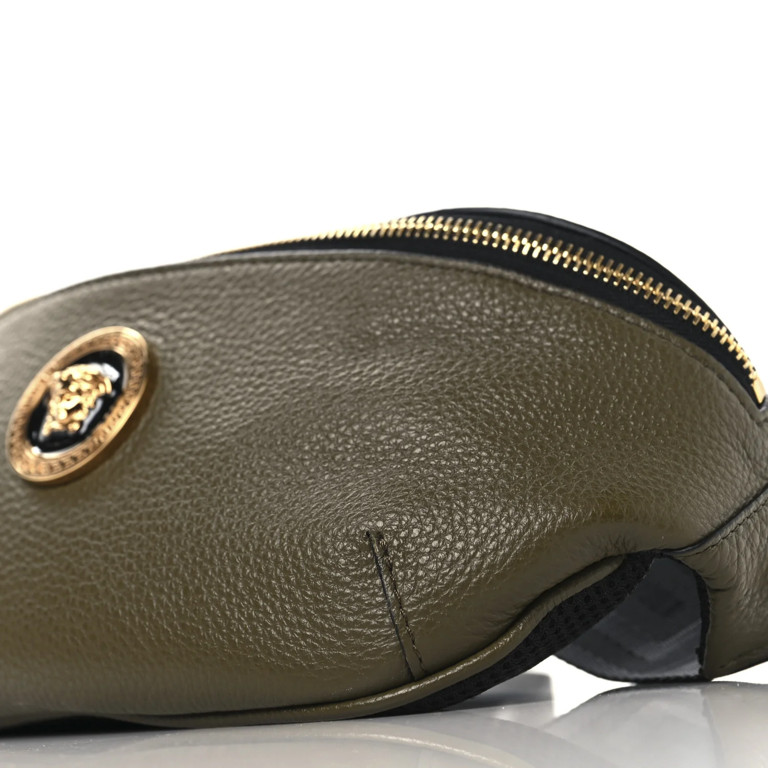 Grained Calfskin Vanitas Medea Belt Bag Khaki - Top Club