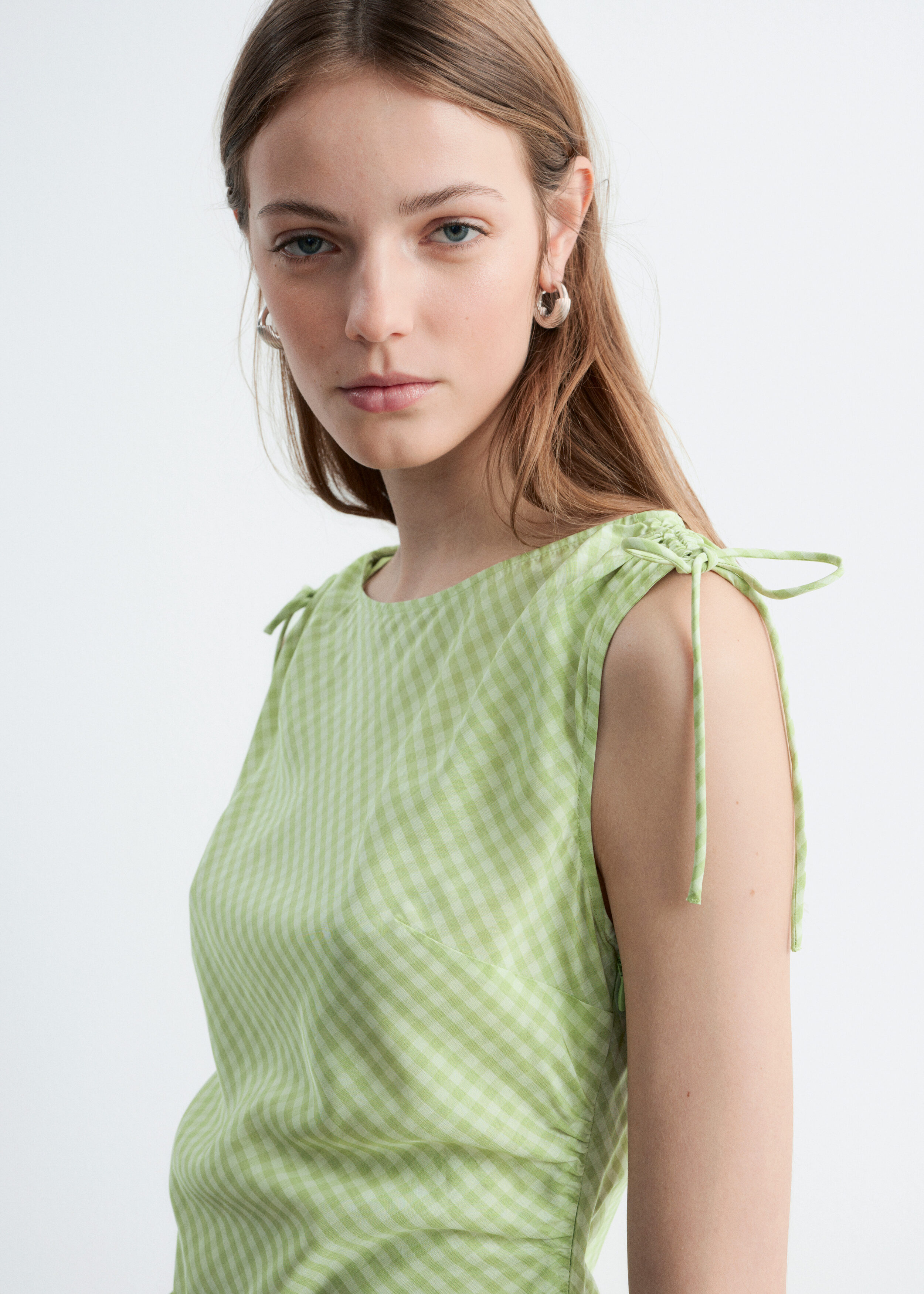 & Other Stories ASYMMETRIC DRAPED MIDI DRESS