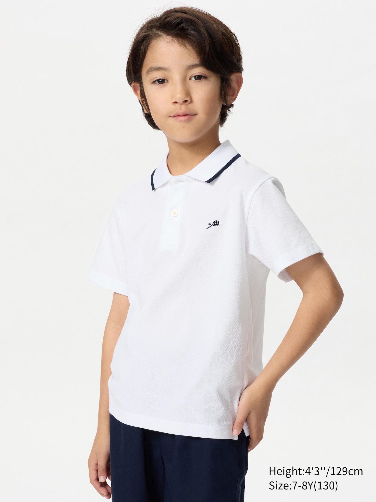 KIDS Dry Pique Short Sleeve Polo Shirt