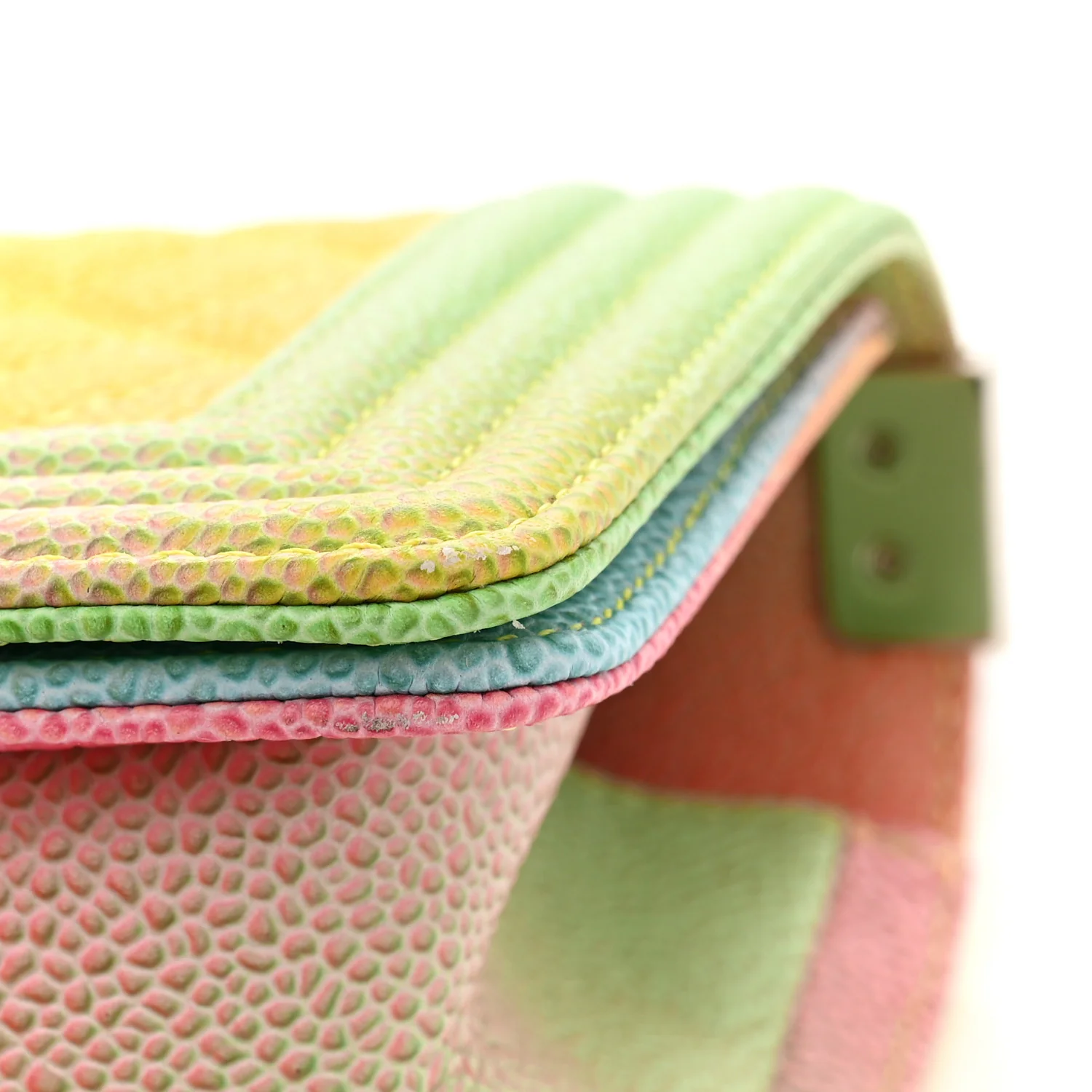 Caviar Quilted Small Cuba Rainbow Boy Flap  Multicolor - Top Club
