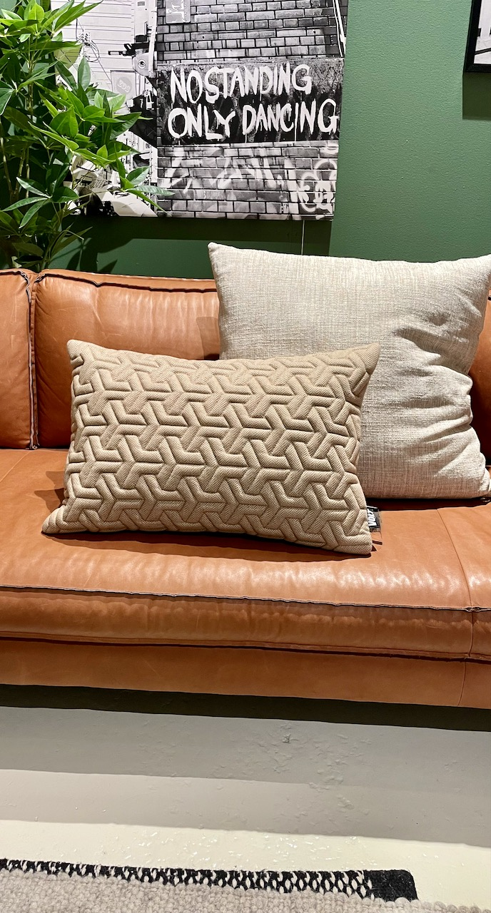 CUSHION SLUB BEIGE 60X60