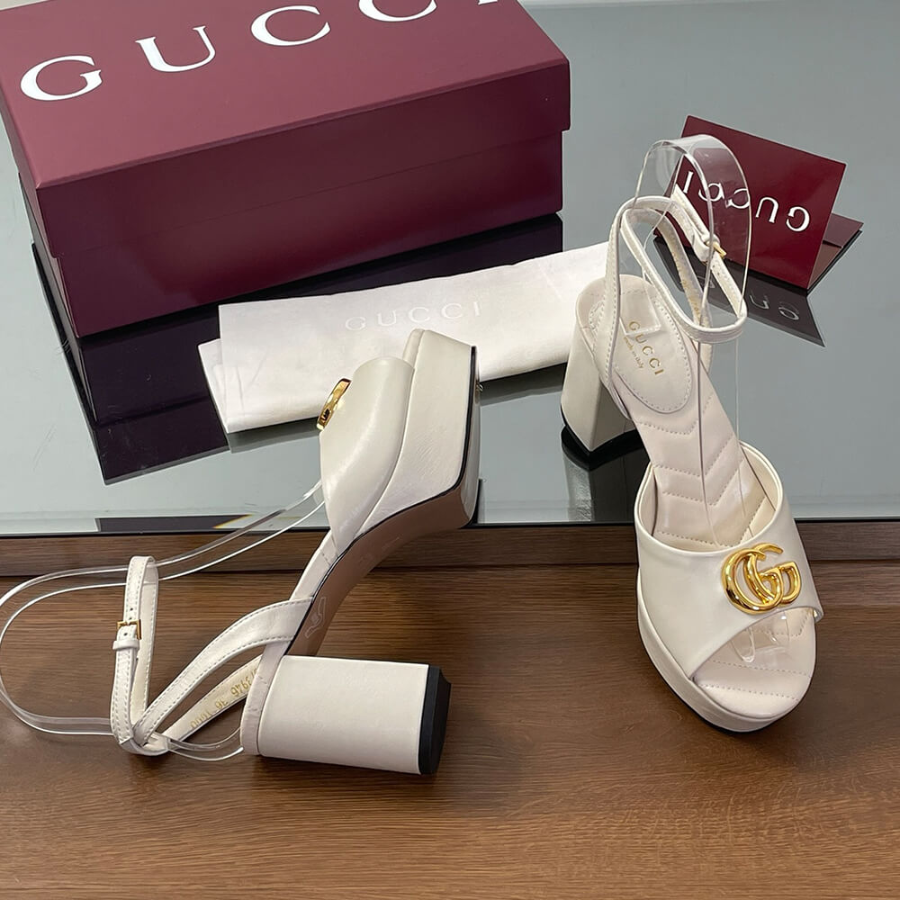 GUCCI Women s platform sandal with Double G - Top Club