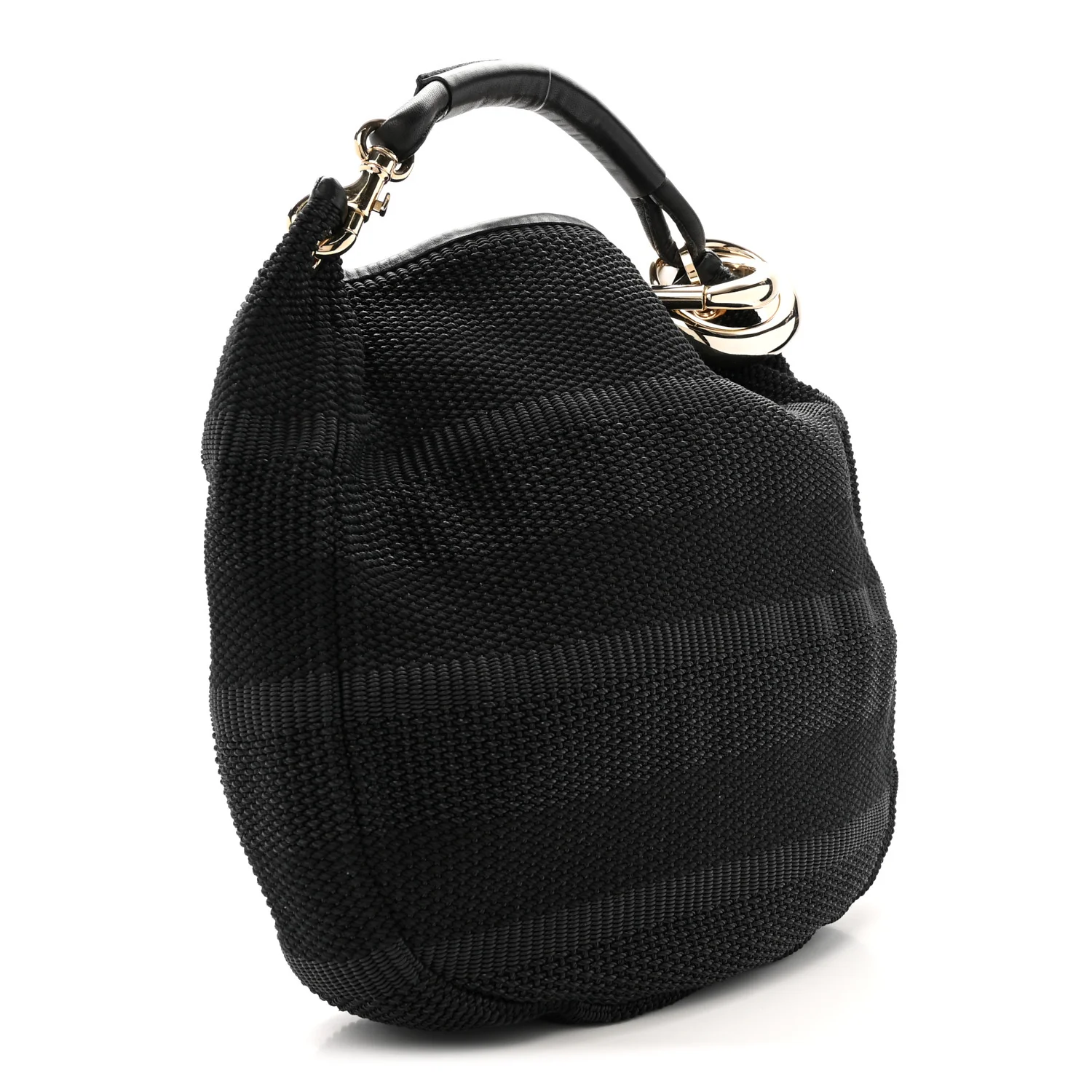 Raffia Large Sky Hobo Black - Top Club