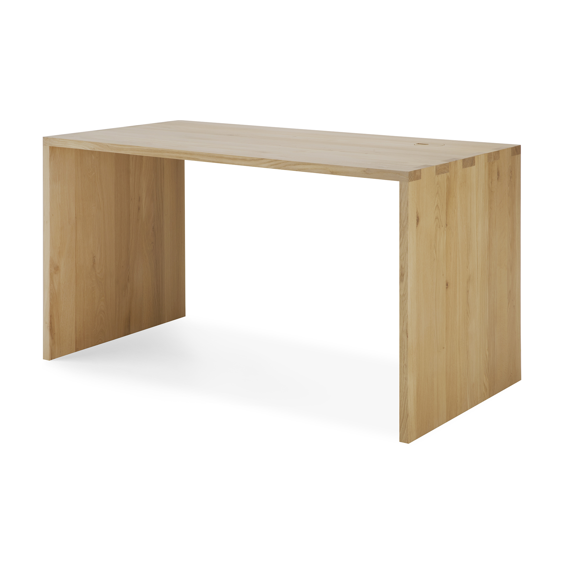 U desk - 160x80 - eiken