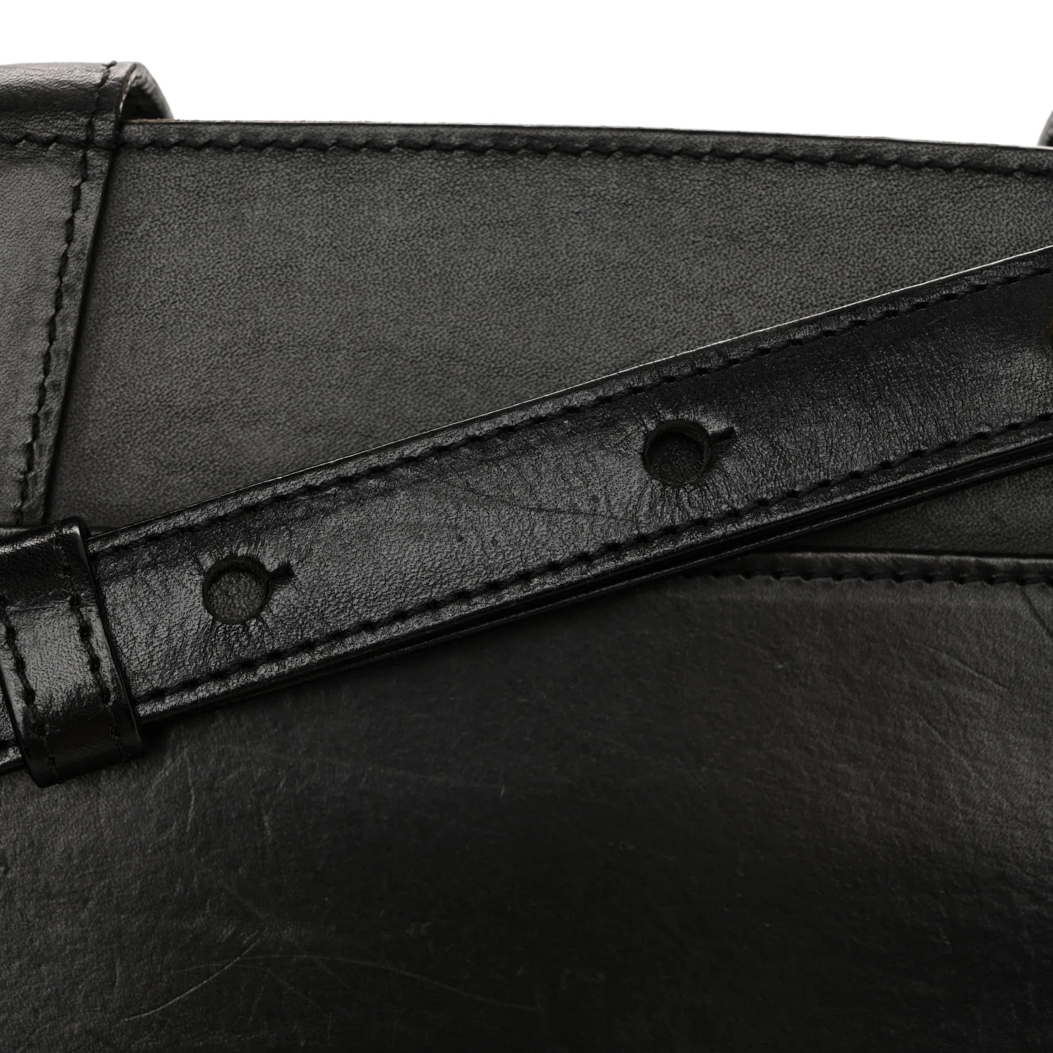 Calfskin Lady Bag Black Flamma - Top Club