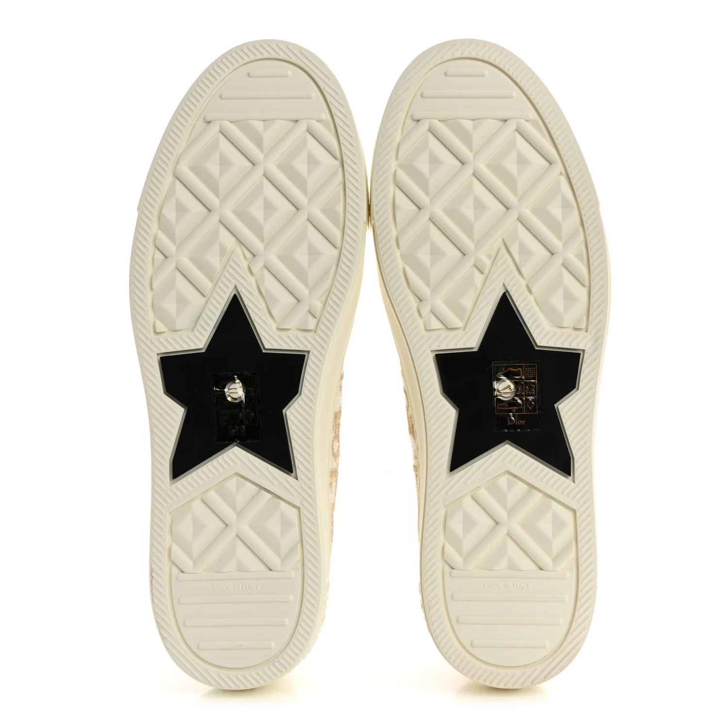 Canvas Oblique Walk'N'Dior Low Top Sneakers 41 Pale Gold - Top Club