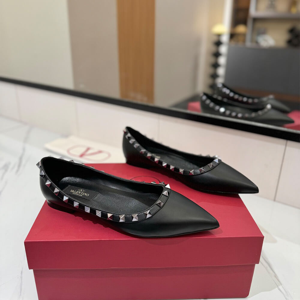 VALENTINO ROCKSTUD BALLET FLAT - Top Club