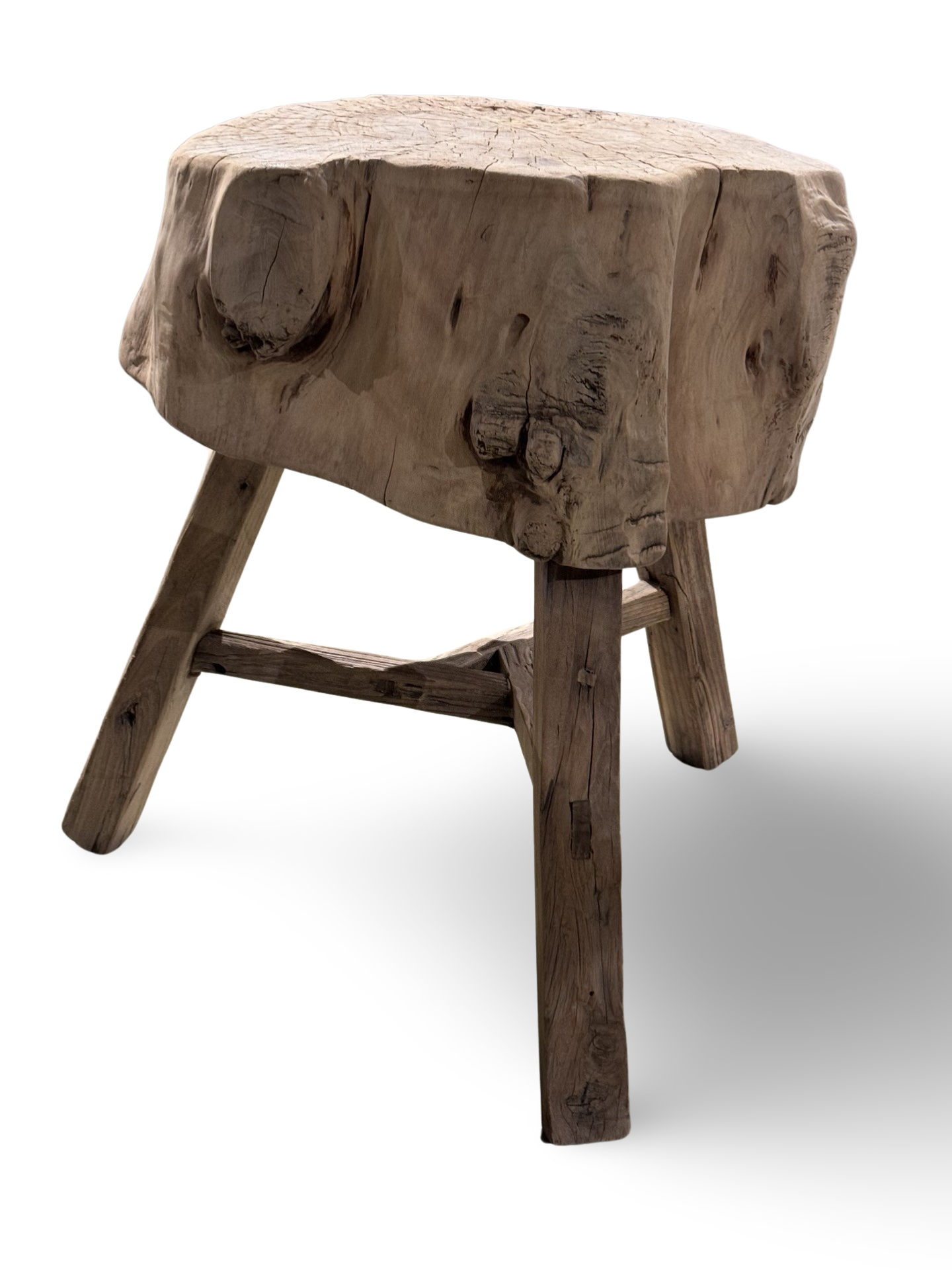Bijzettafel naturel uniek