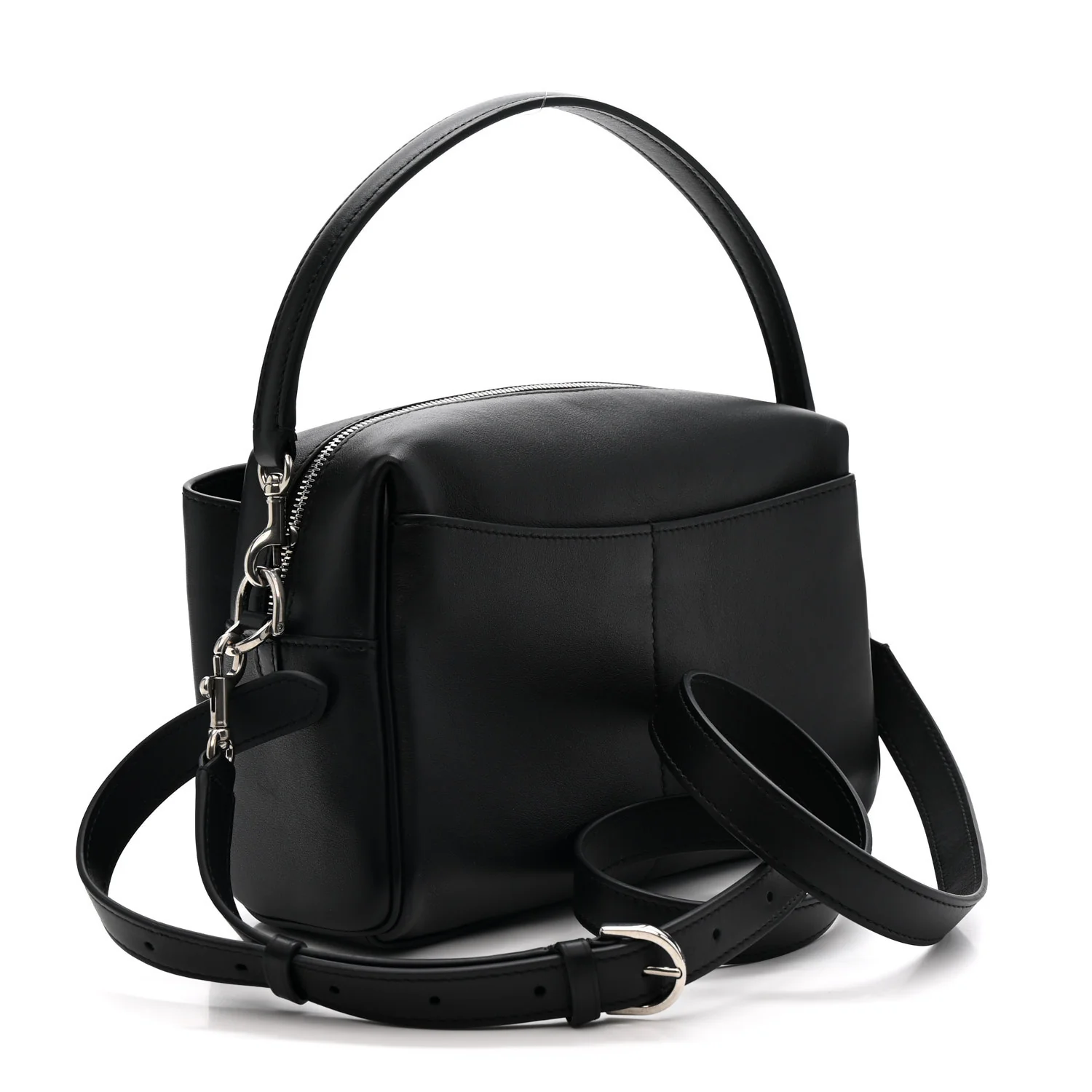 Smooth Calfskin Rodeo Camera Bag Black - Top Club