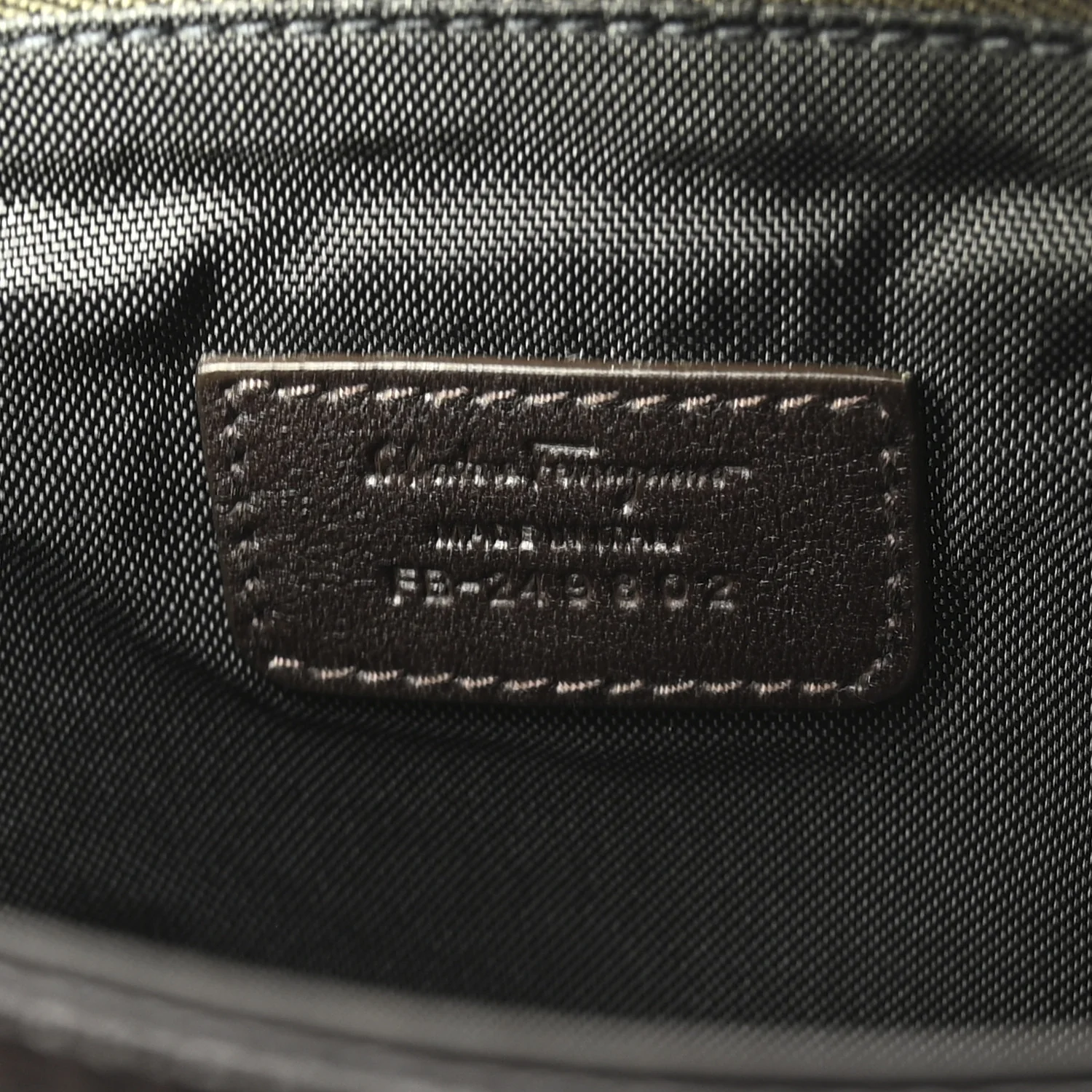 Stamped Calfskin Crossbody Bag Brown - Top Club